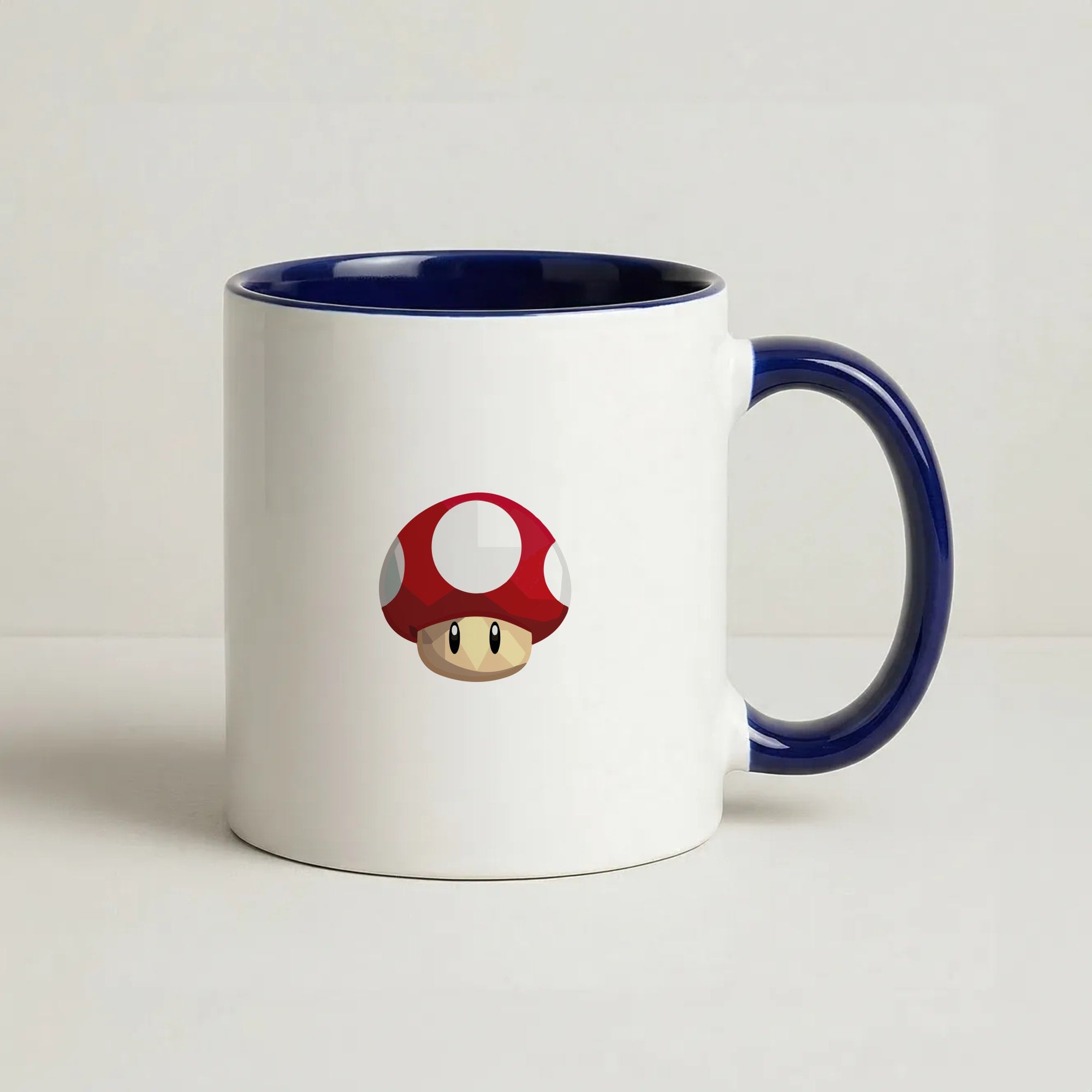 Toad - Mario Coffee Navy Blue Mug