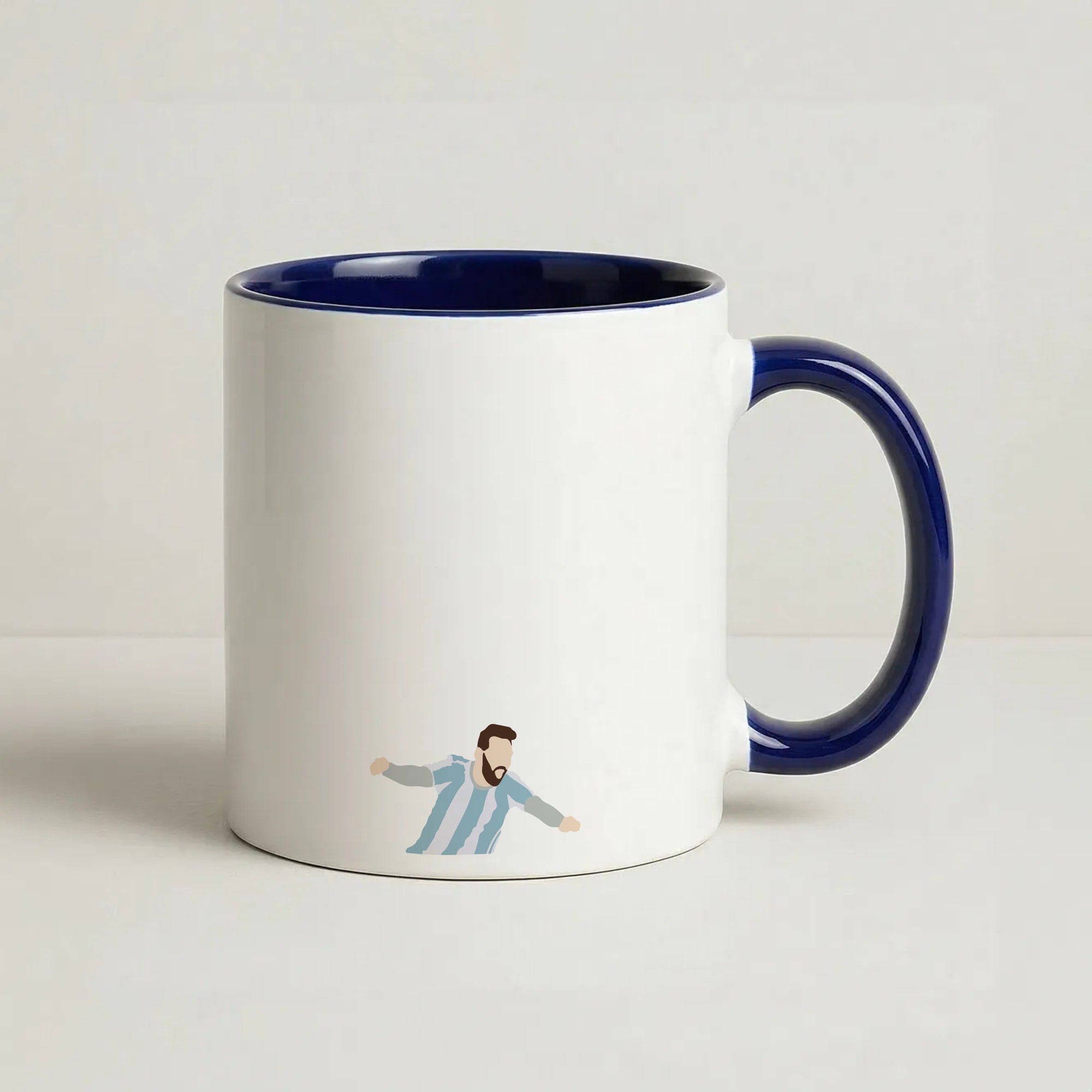 Goal - Messi Coffee Navy Blue Mug