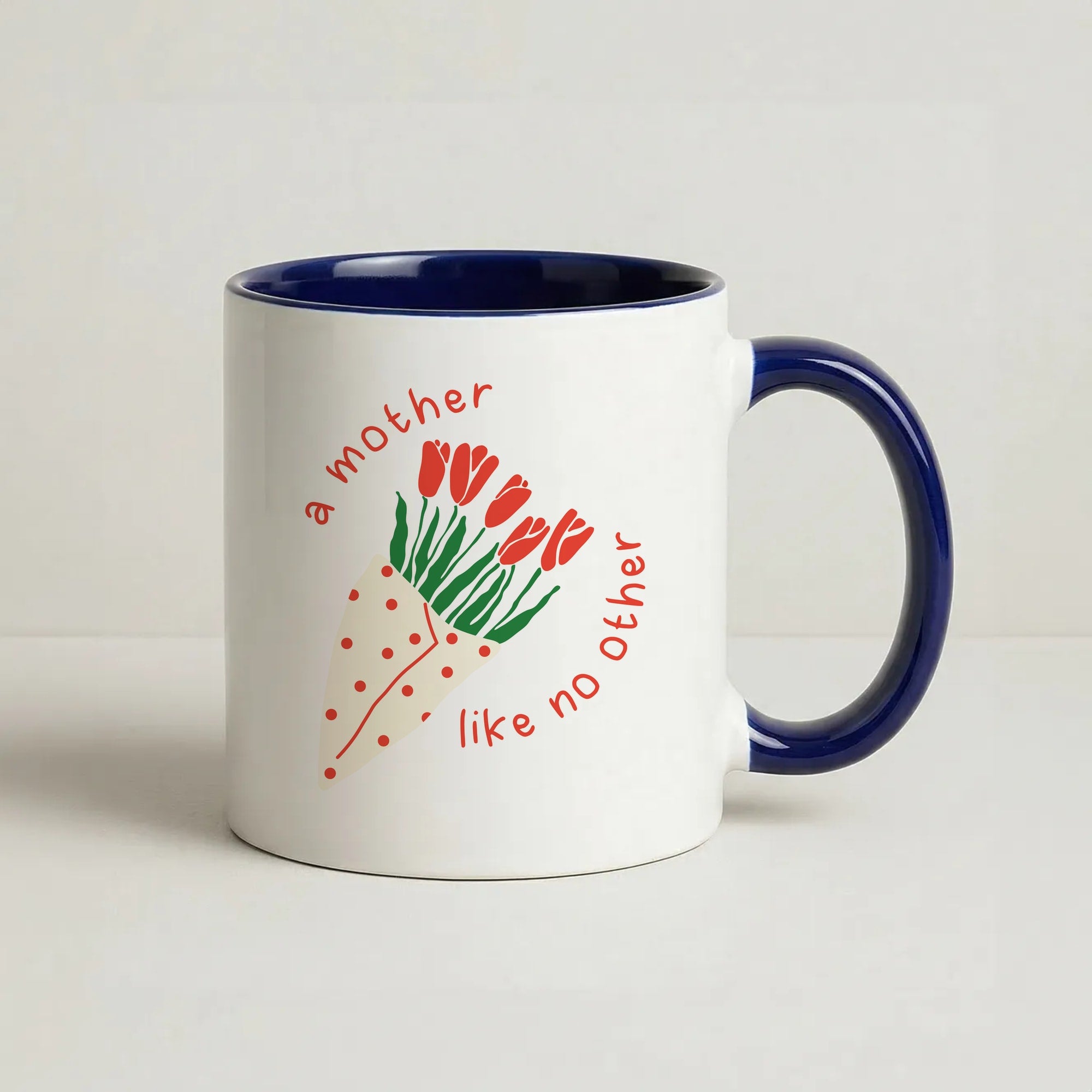 A Mother Like No Other Coffee Navy Blue Mug