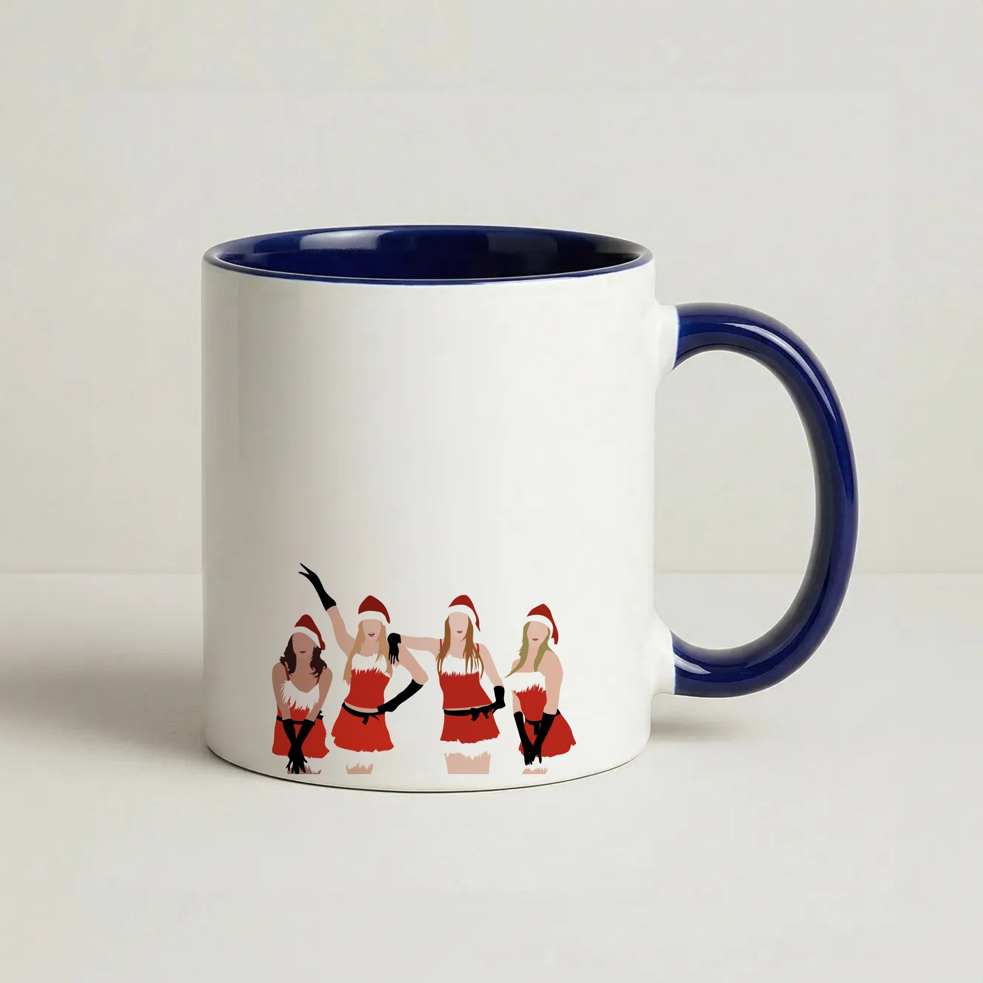 Meanies Christmas Coffee Navy Blue Mug