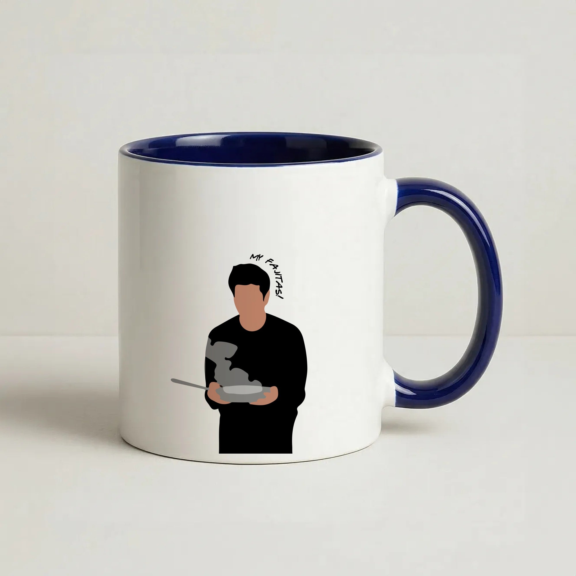 My Fajitas Coffee Navy Blue Mug