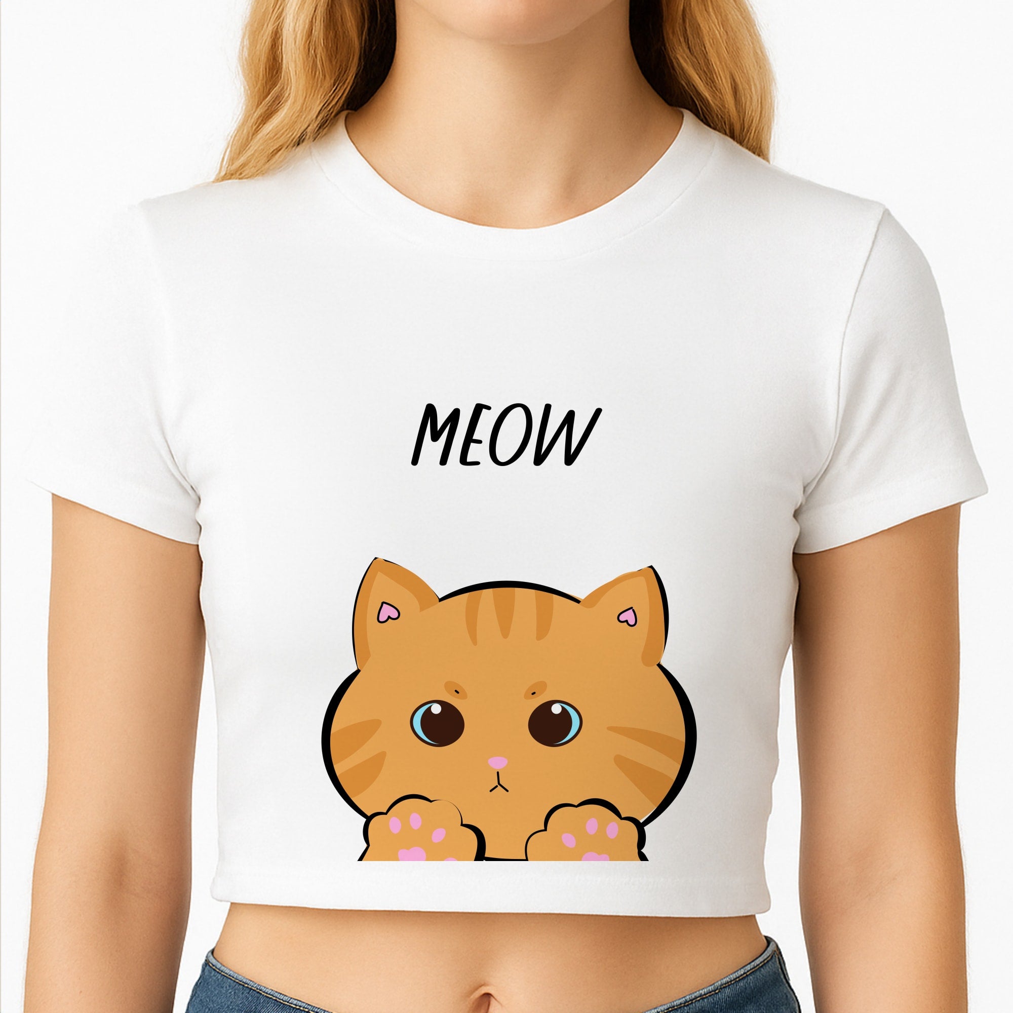 Ginger Cat - Cats Crop Top