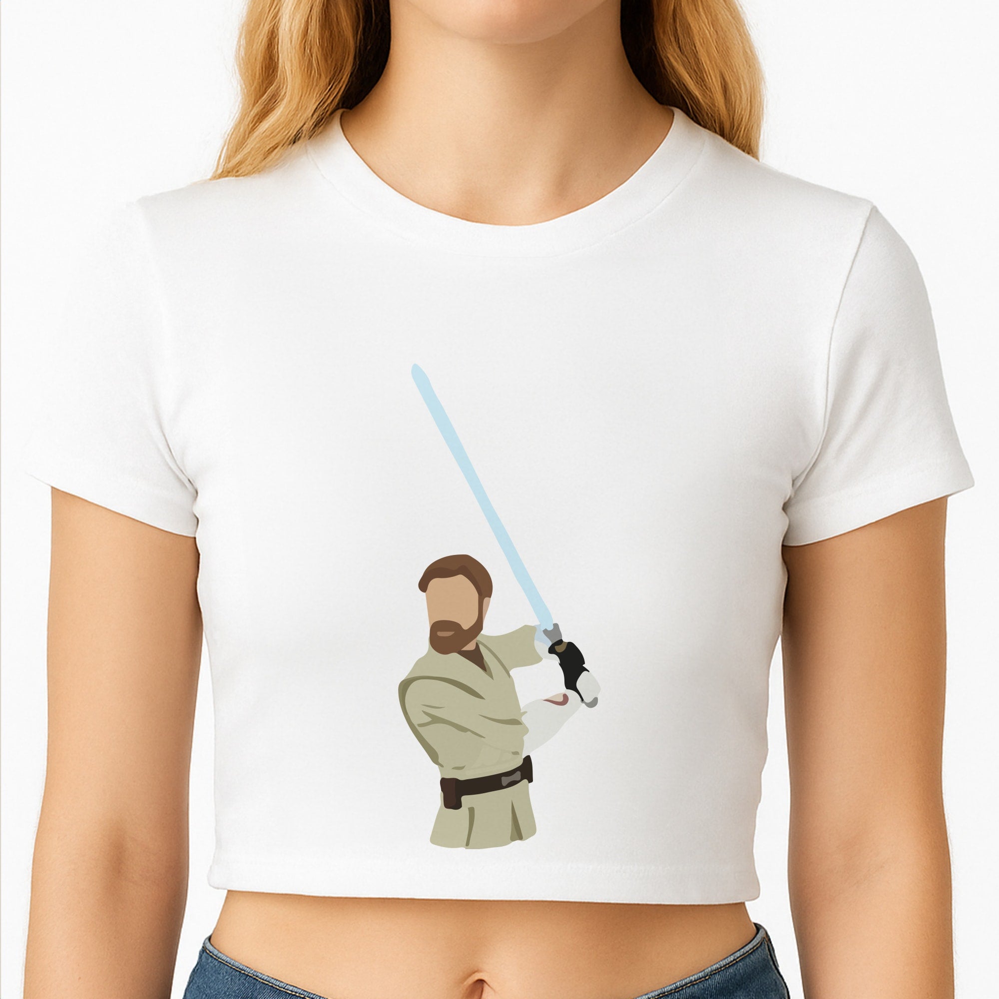Kenobi Faceless Crop Top