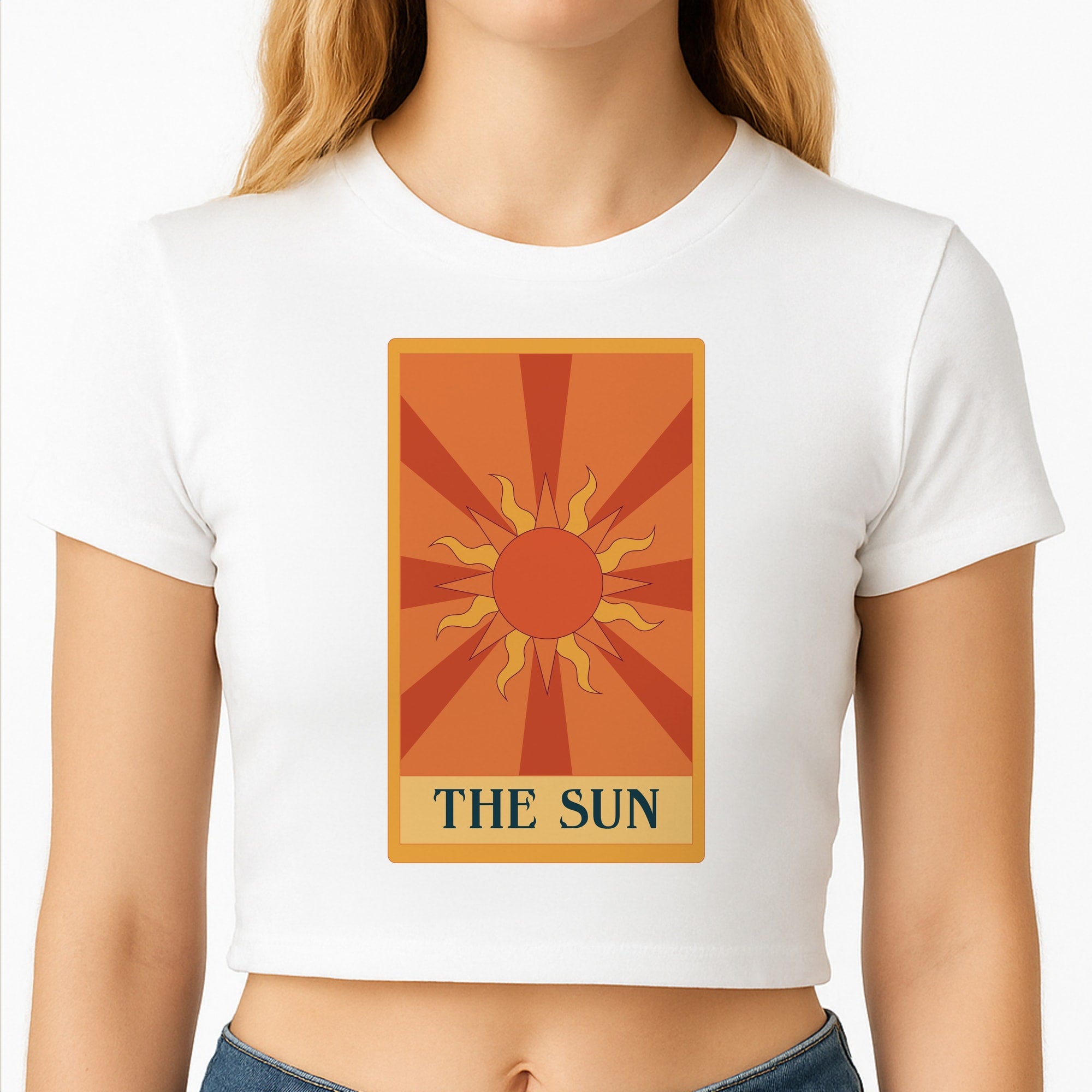 The Sun - Tarot Cards Crop Top