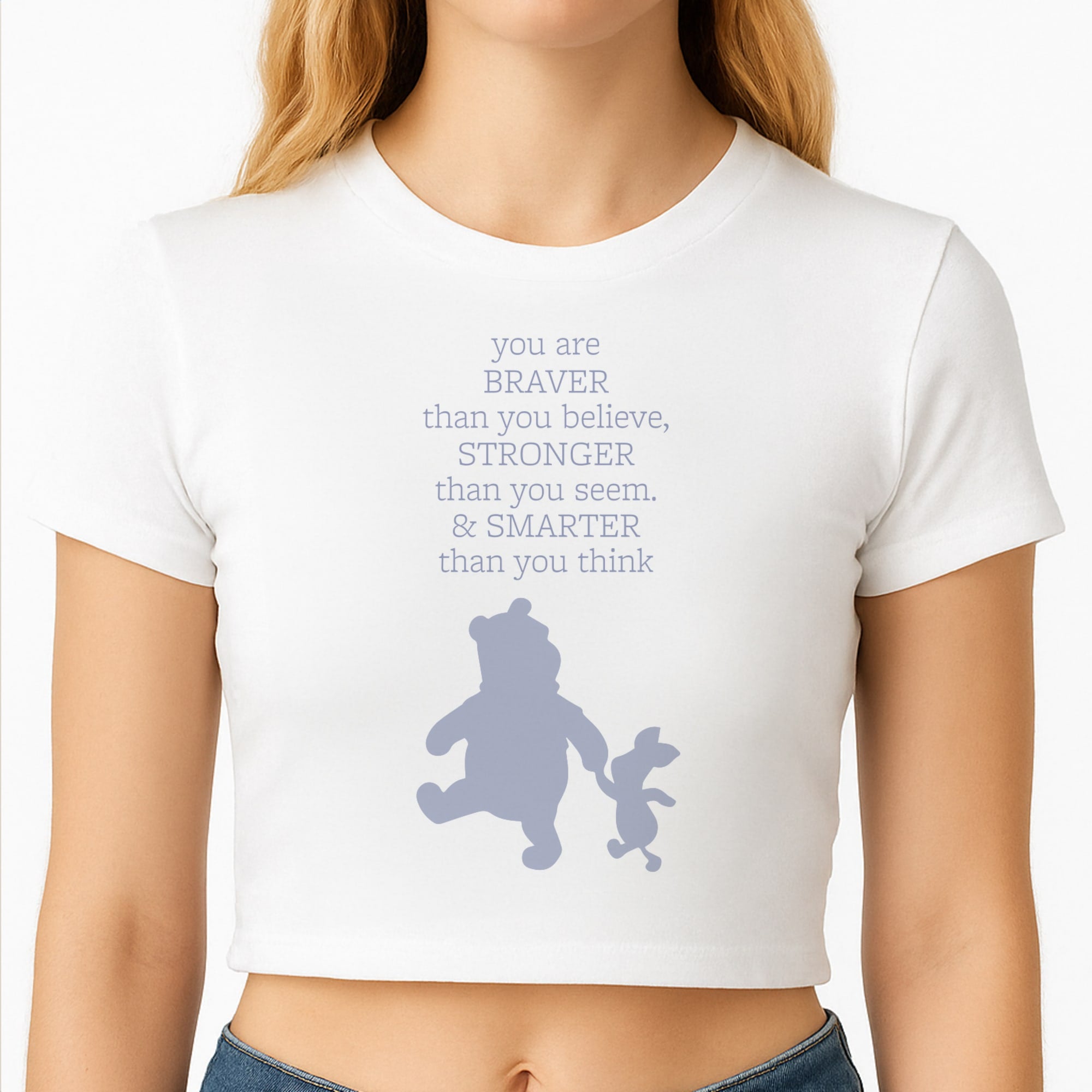 Braver, Stronger, Smarter Crop Top