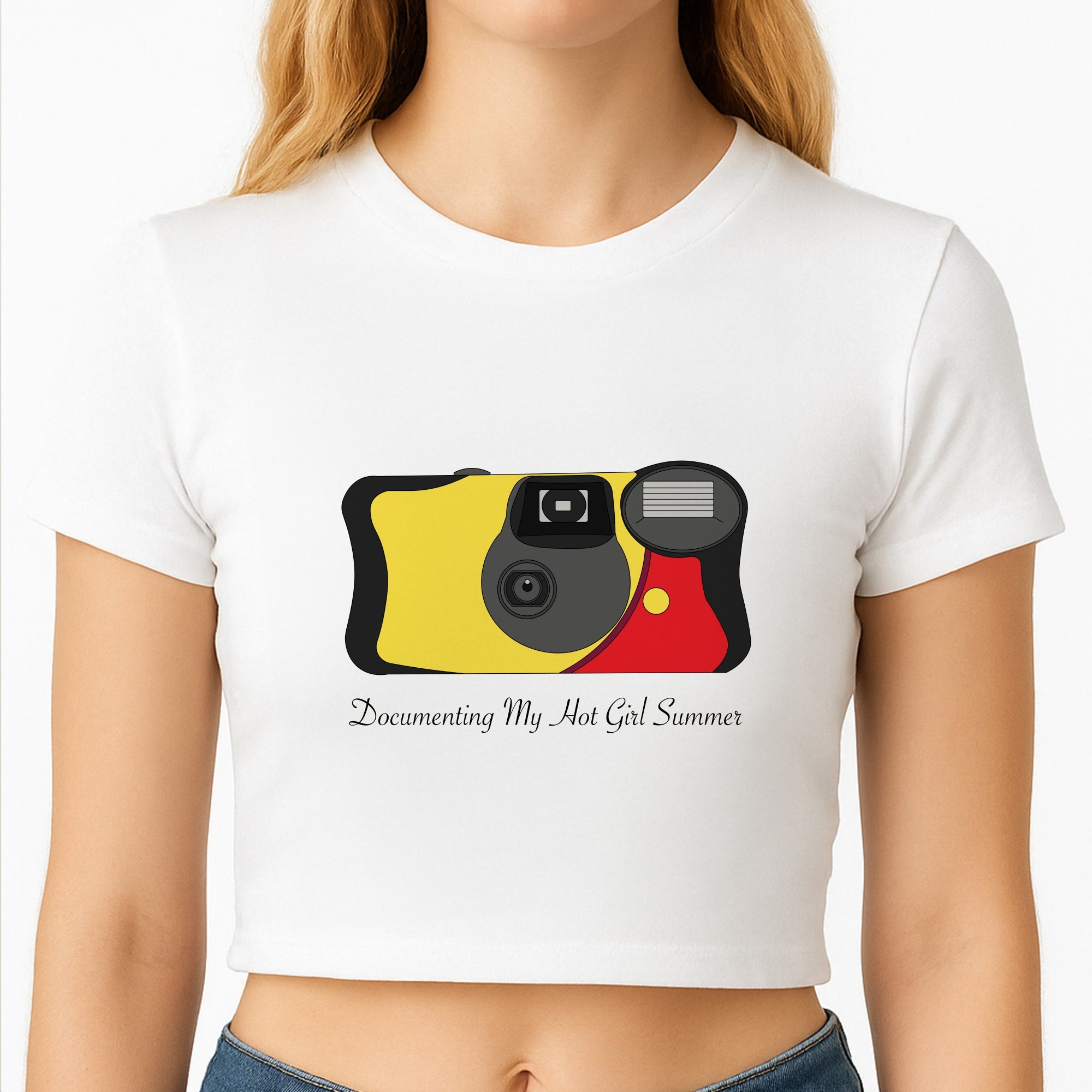 Documenting My Hot Girl Summer Camera Crop Top