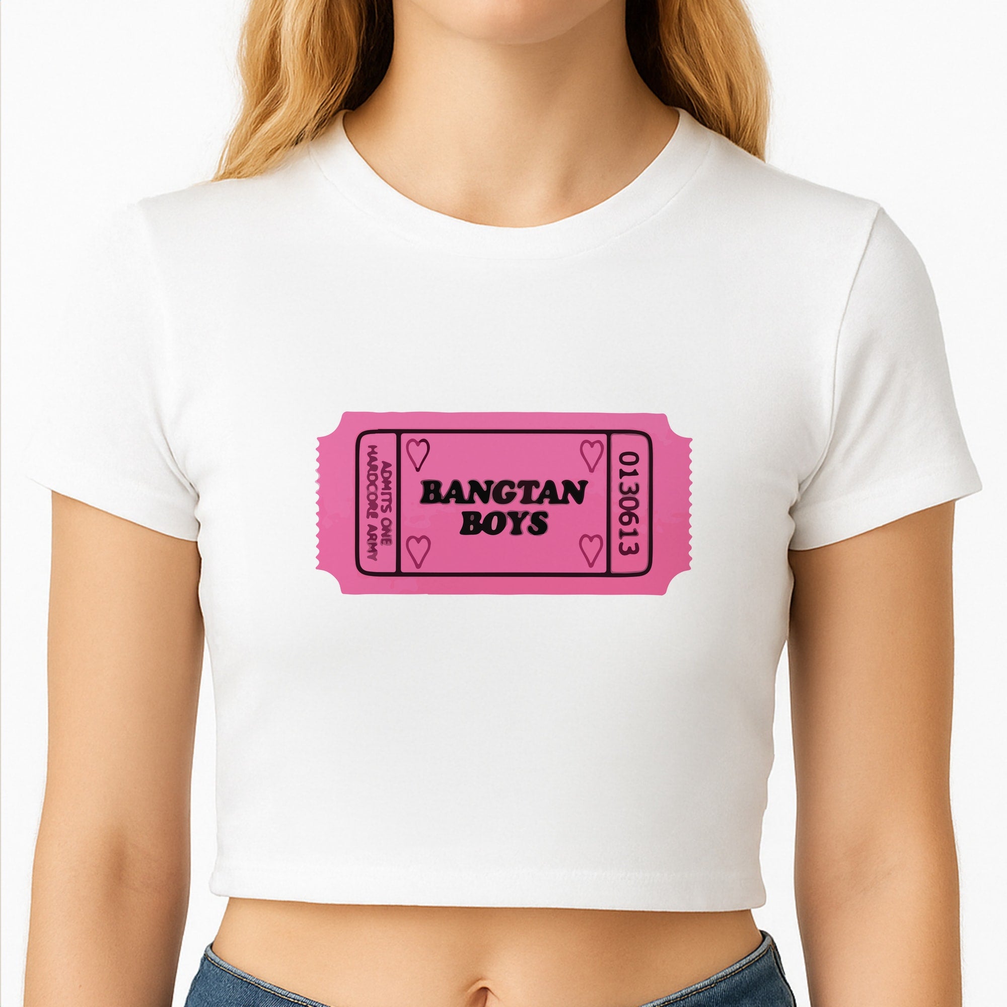 Bangtan Boys Ticket - K Pop Crop Top