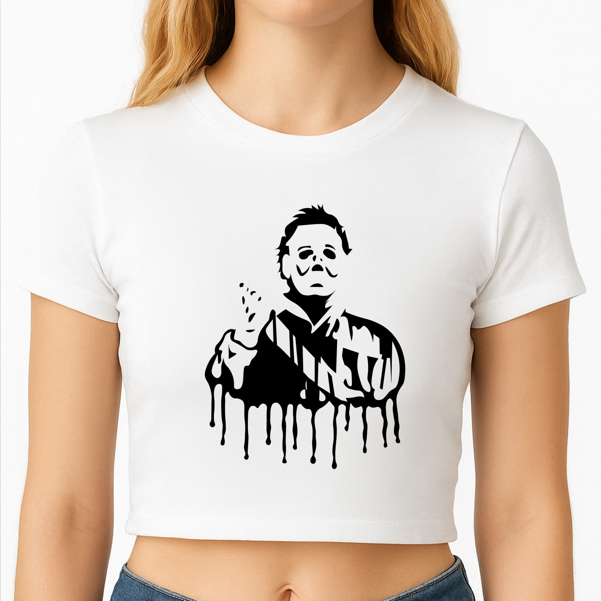 Black & White - Myers Crop Top