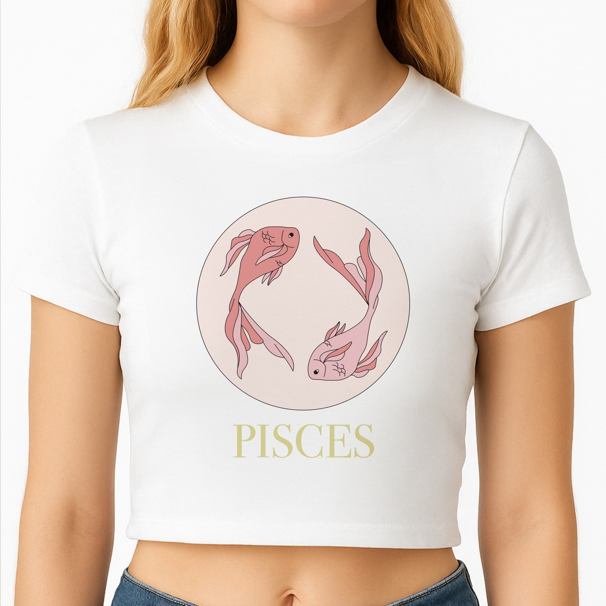 Pisces - Tarot Cards Crop Top