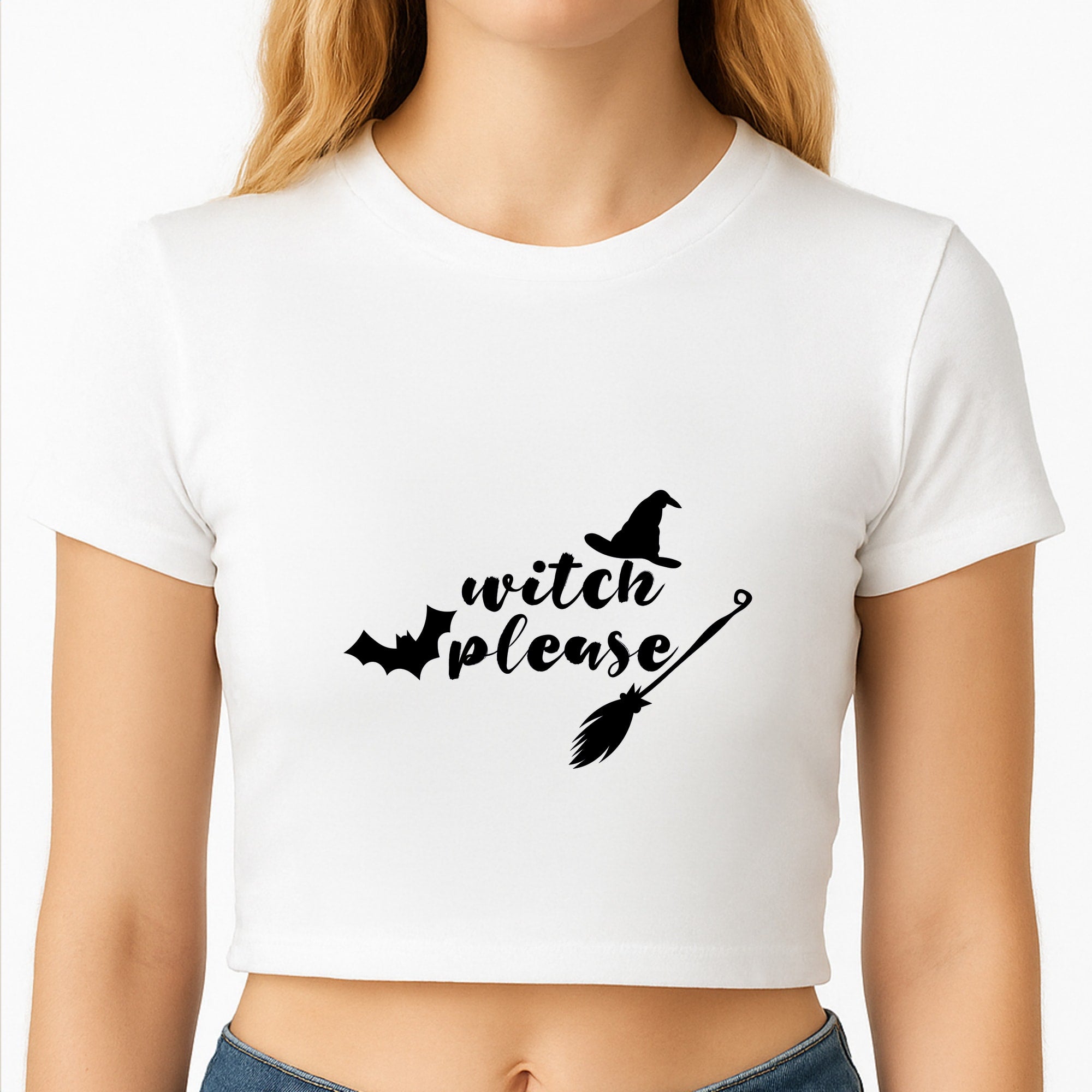 Witch Please - Halloween Crop Top