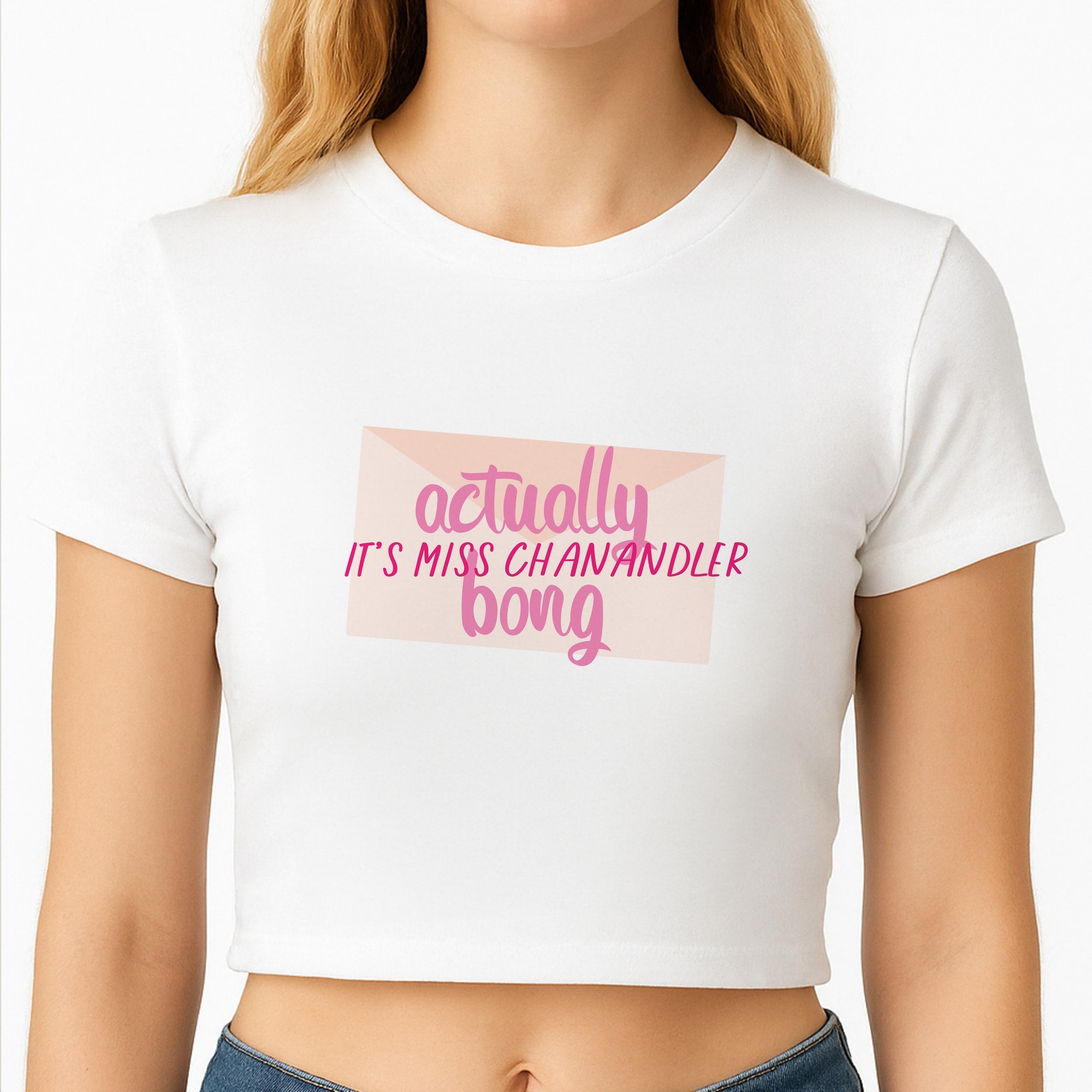Actually It's Miss Chanandler Bong Crop Top