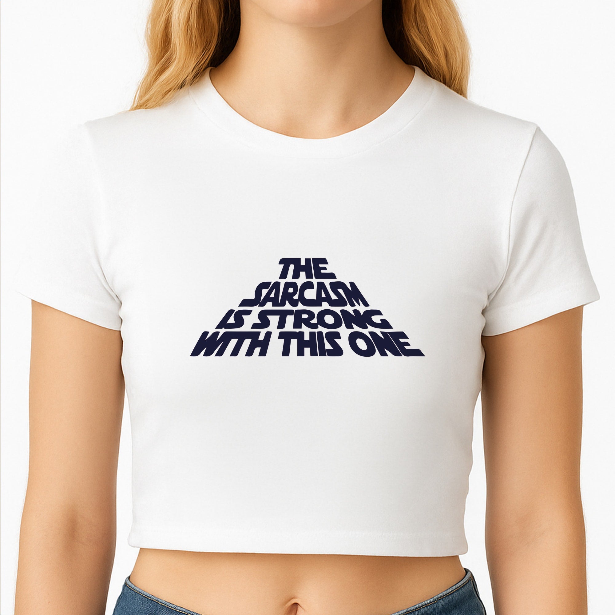 The Sarcasm Is Strong With This One Crop Top
