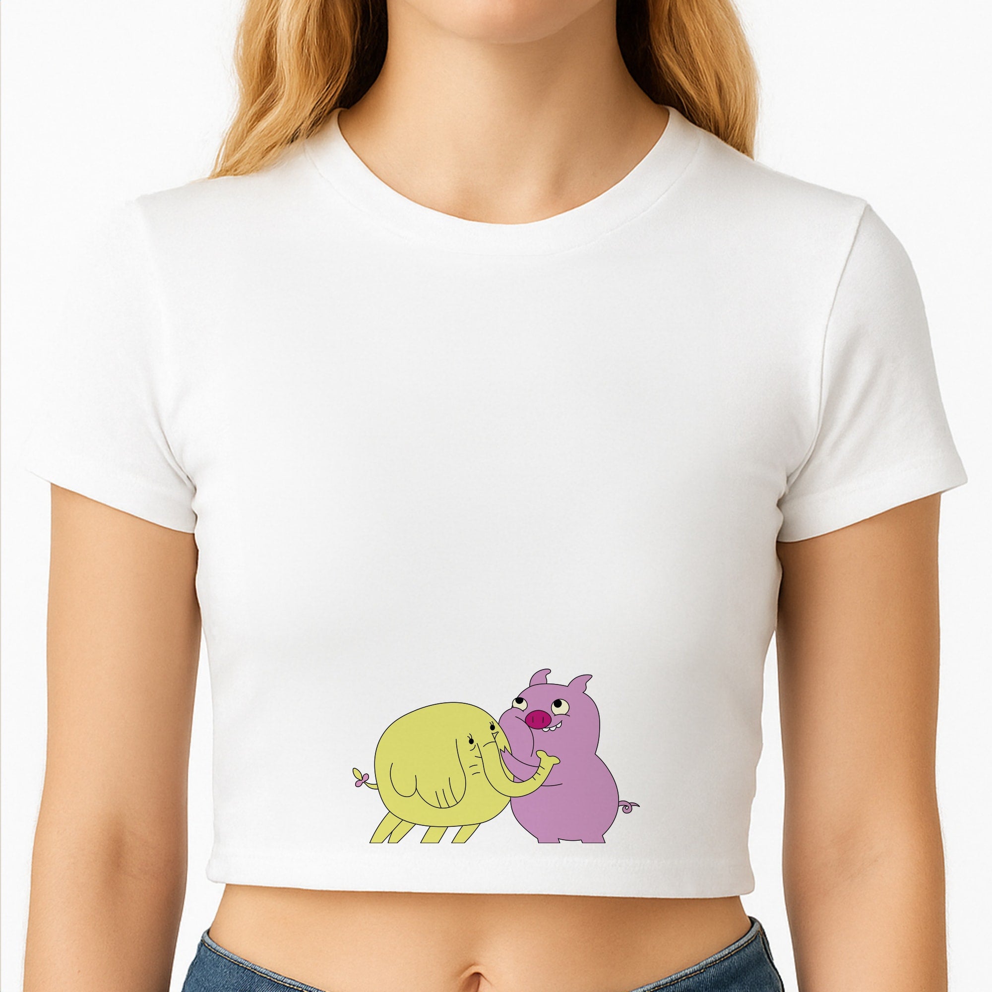 Tree Trunks Crop Top