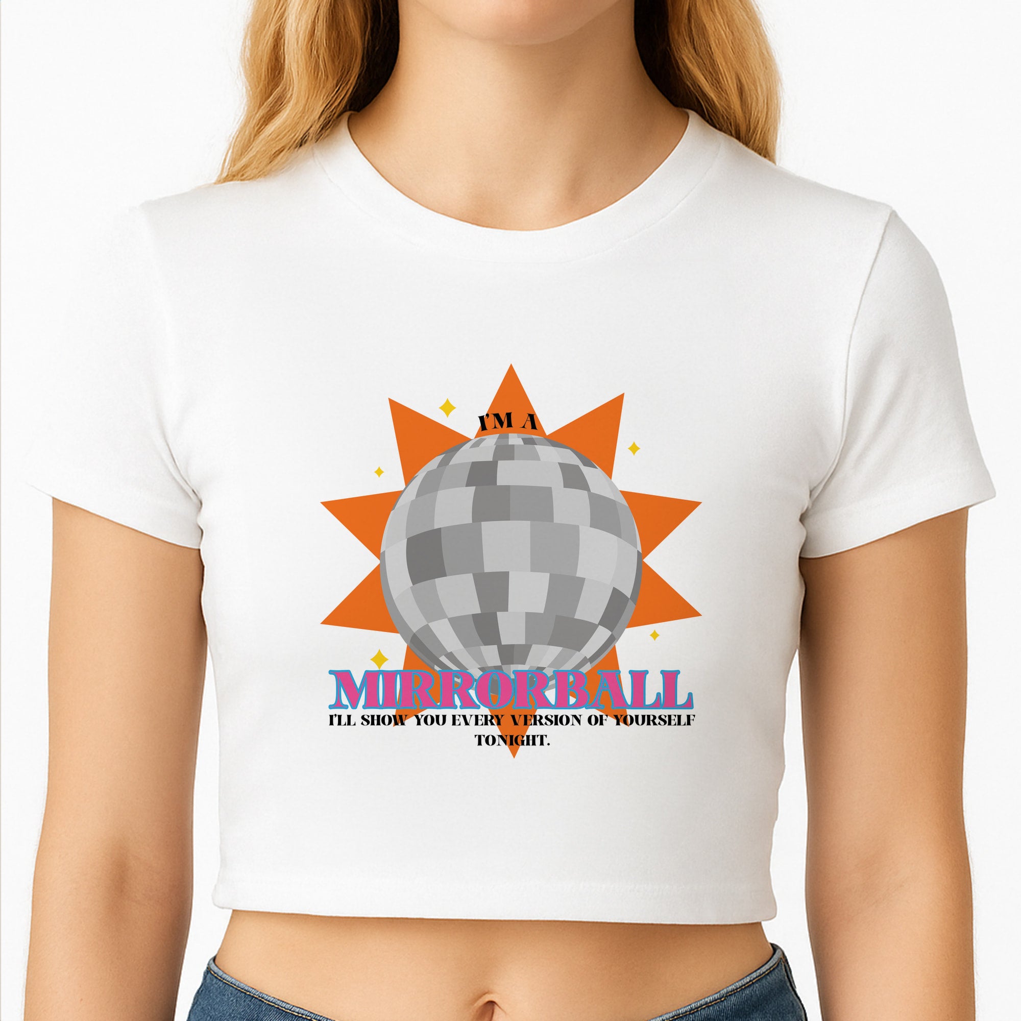 Mirrorball - Taylor Crop Top