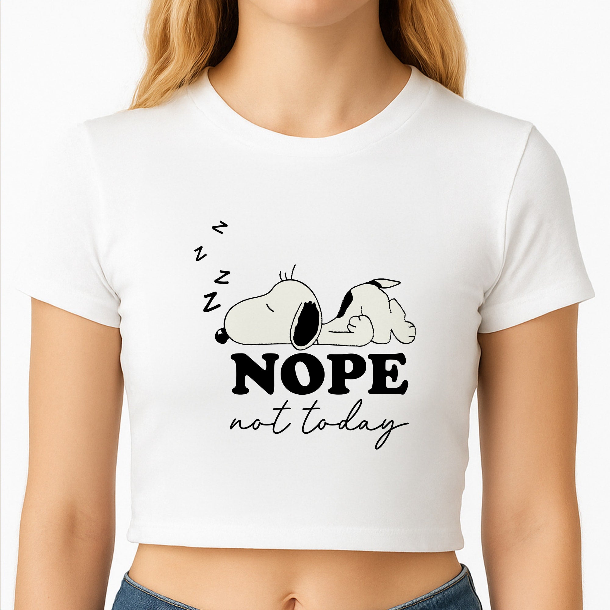 Nope, Not Today Crop Top
