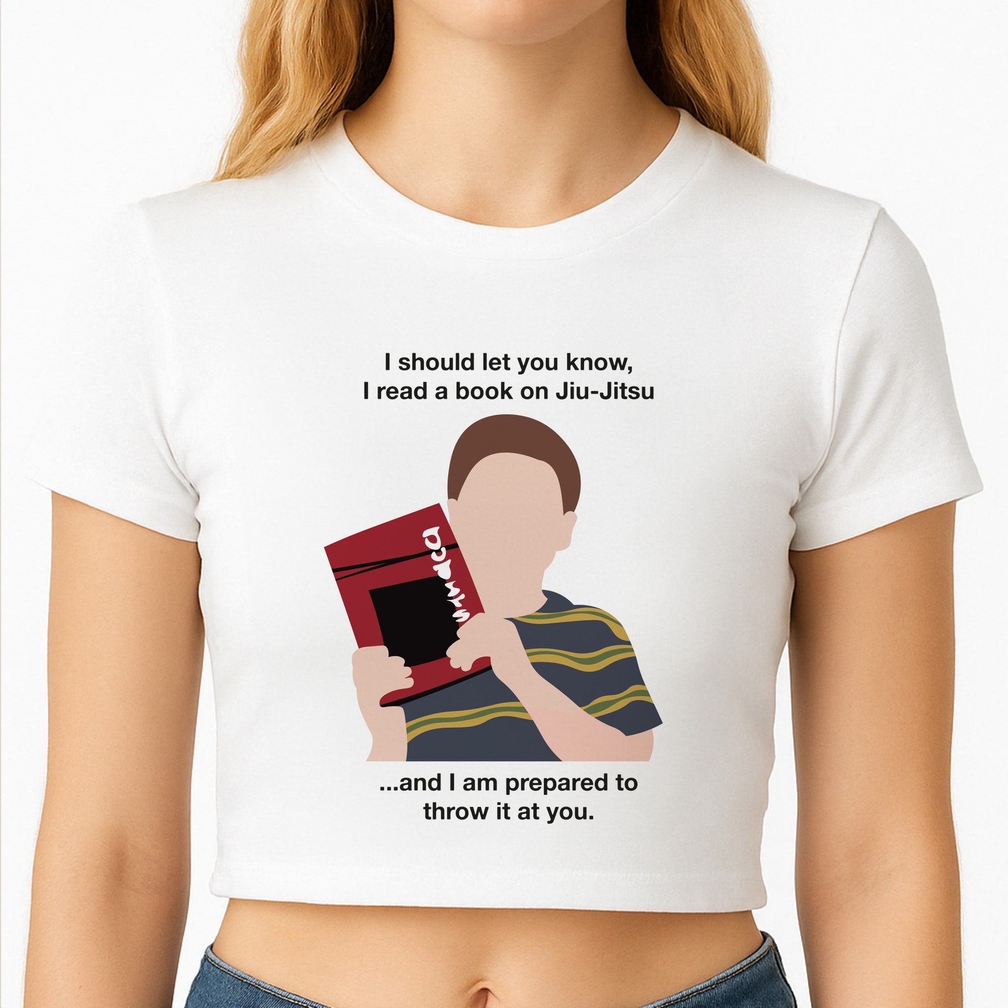 Book On Jiu-Jitsu - Sheldon Crop Top