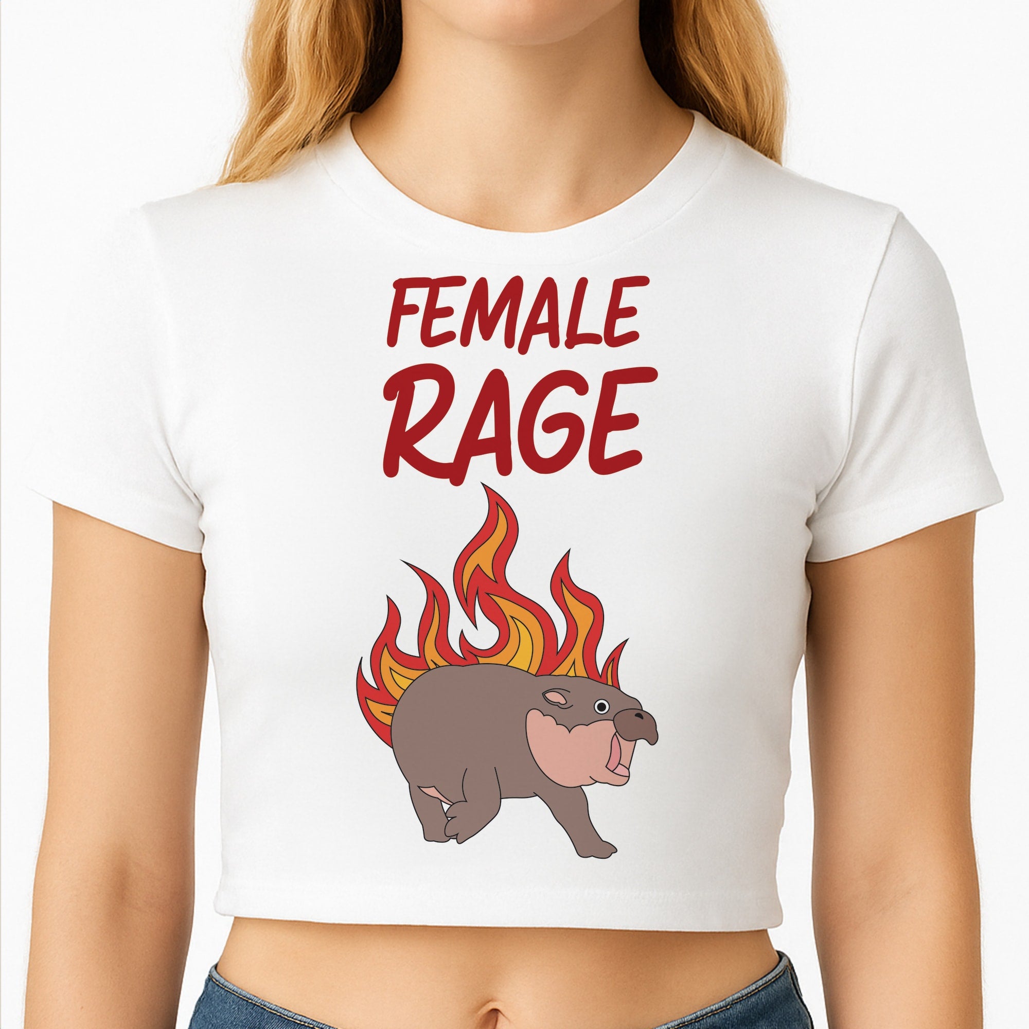 Female Rage Crop Top