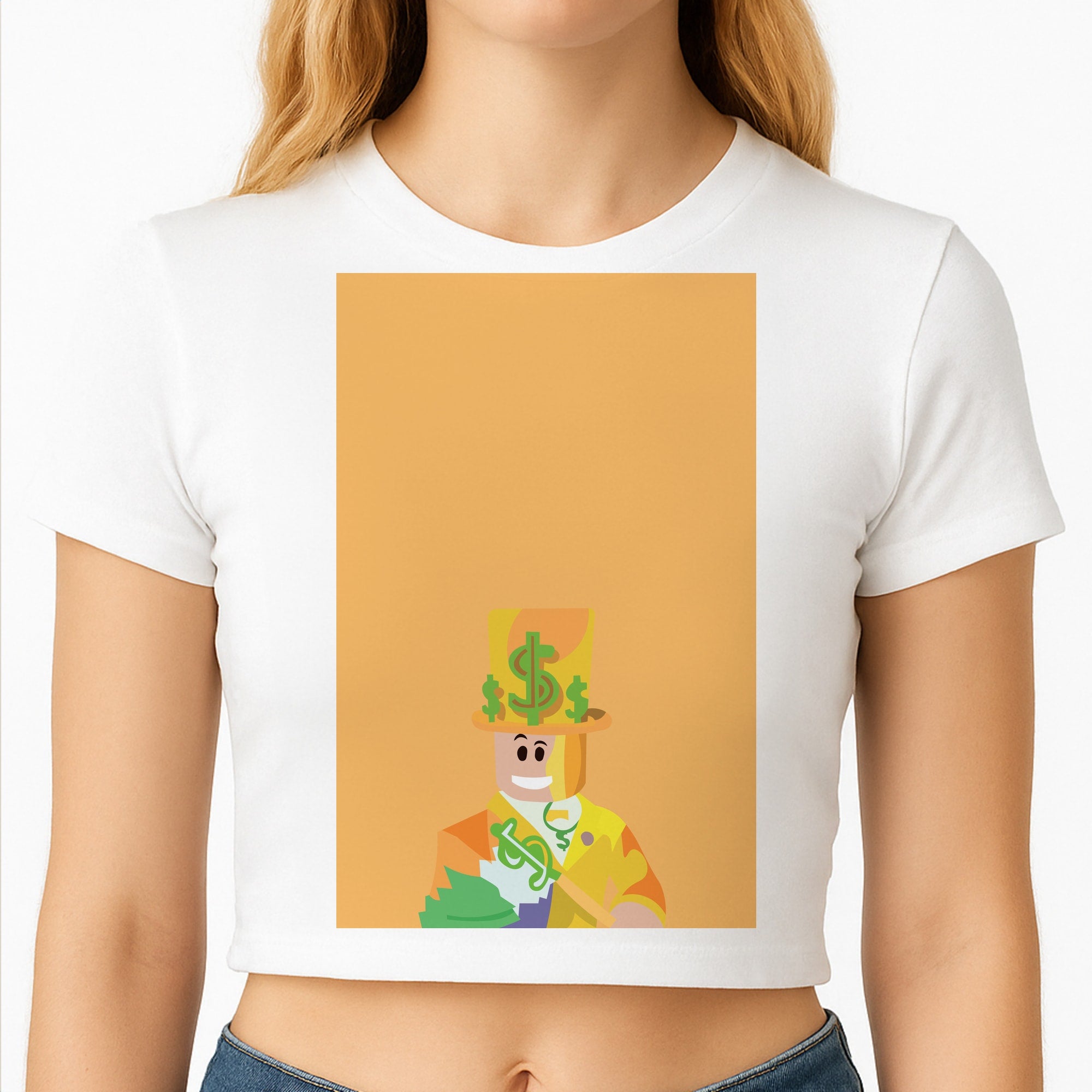Character Money Crop Top