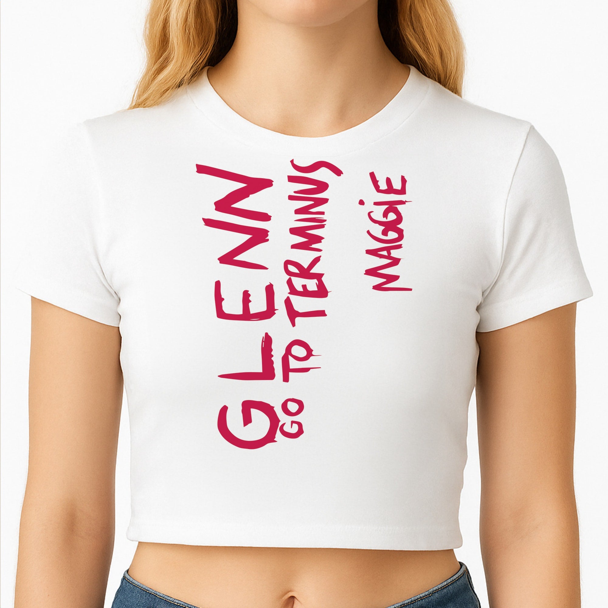 Message For Glenn - TWD Crop Top