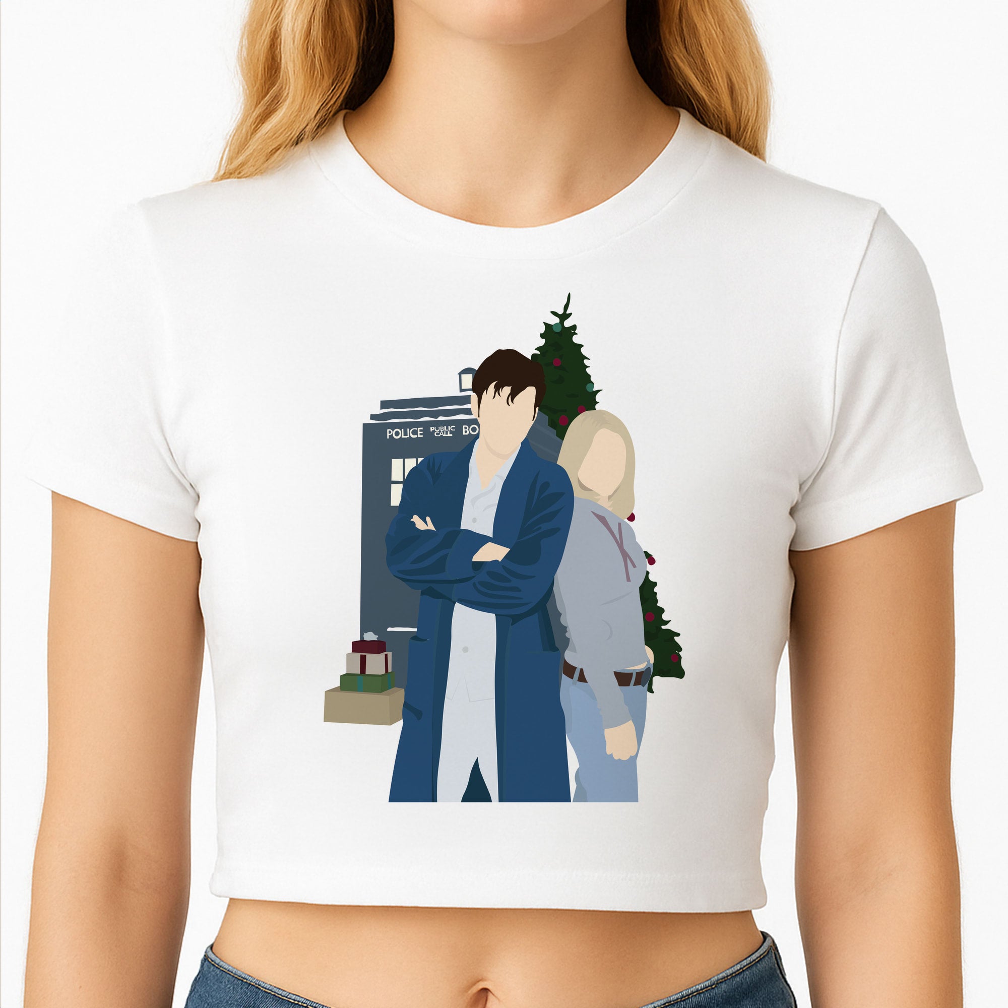 Rose And The Doctor Crop Top
