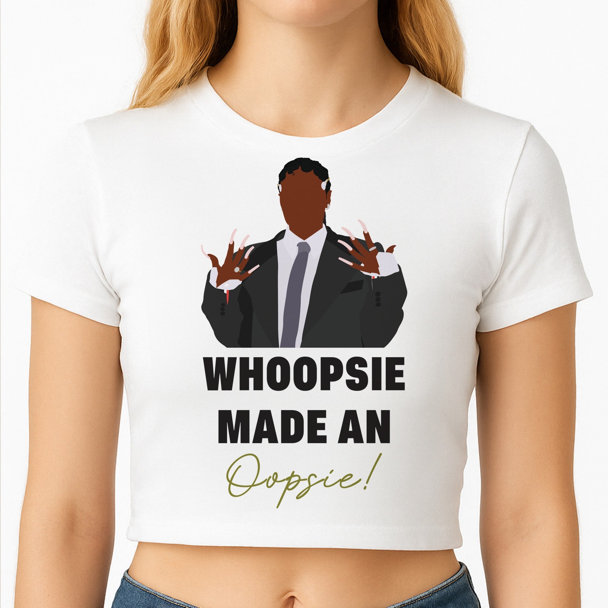Whoopsie Made An Oopsie Crop Top