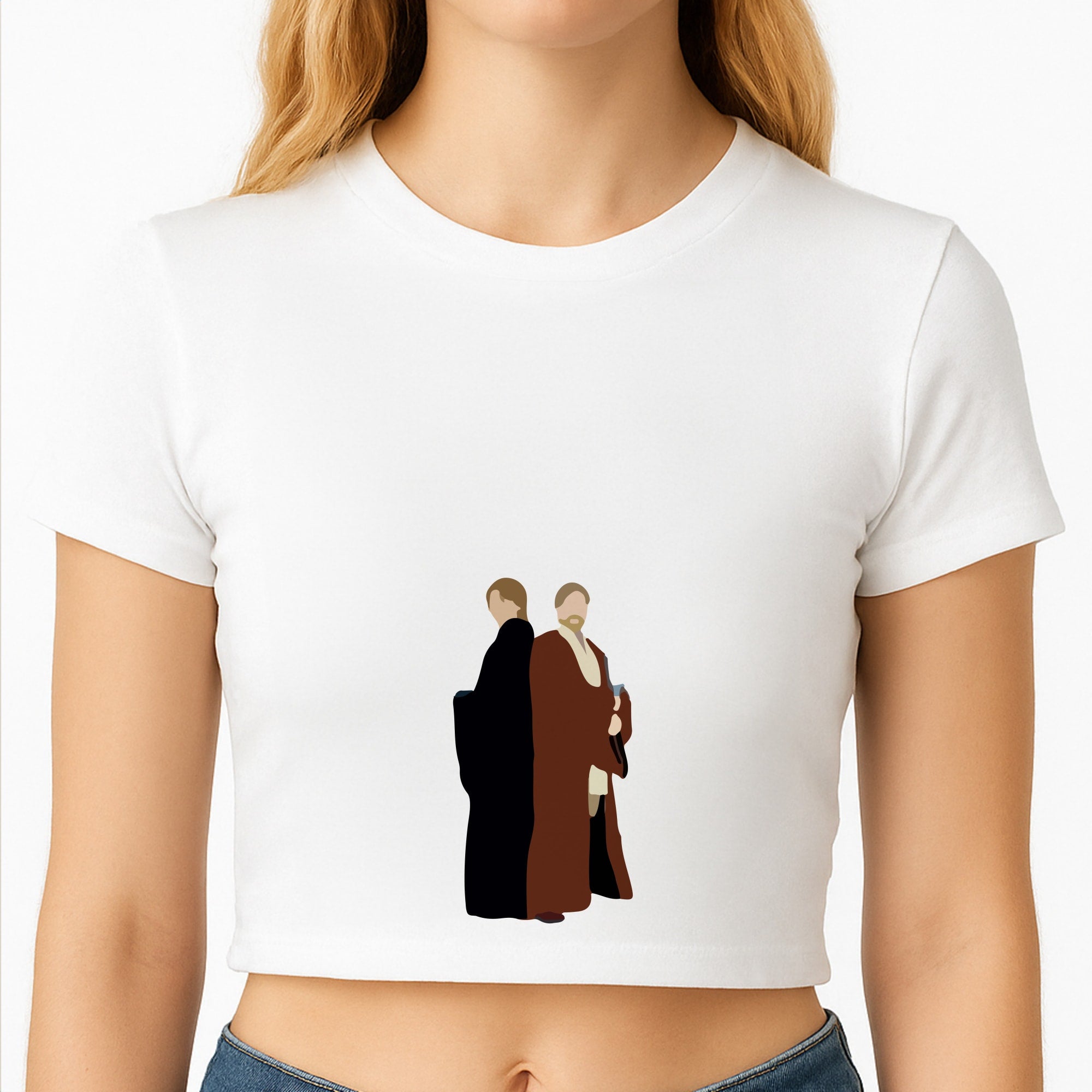 Skywalker and Kenobi Crop Top