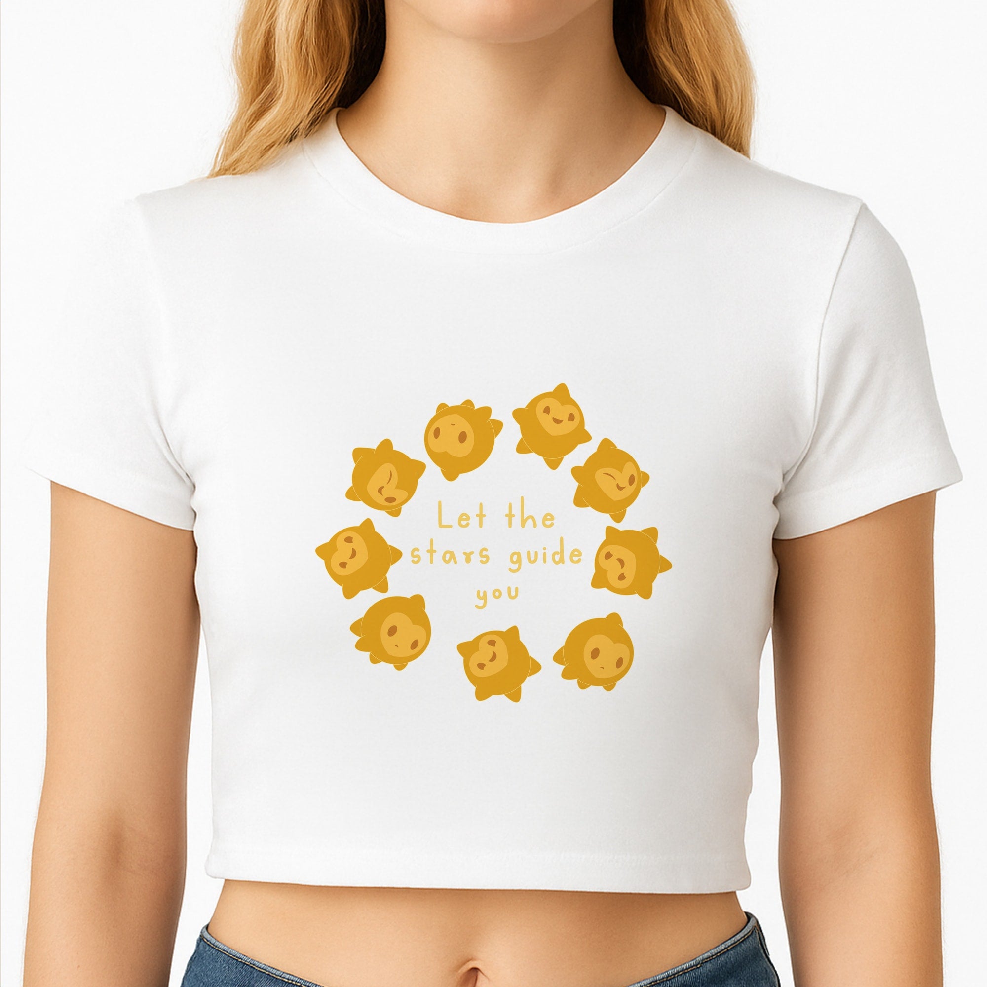 Star Pattern - Wish Crop Top