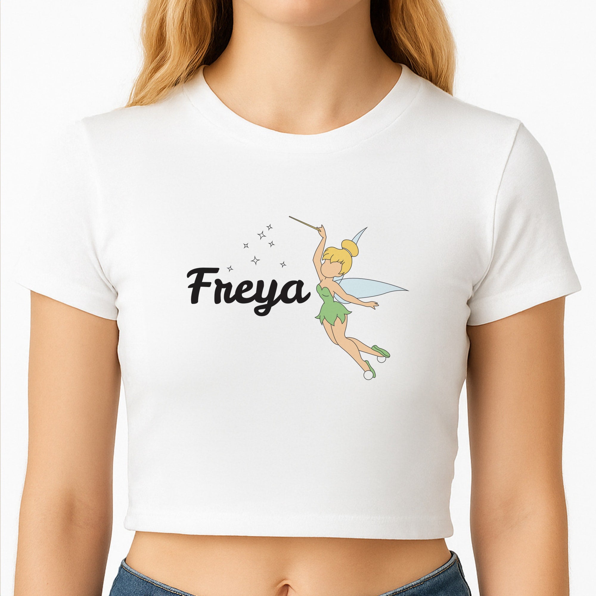 Tinkerbell - Personalised Fairytale Crop Top