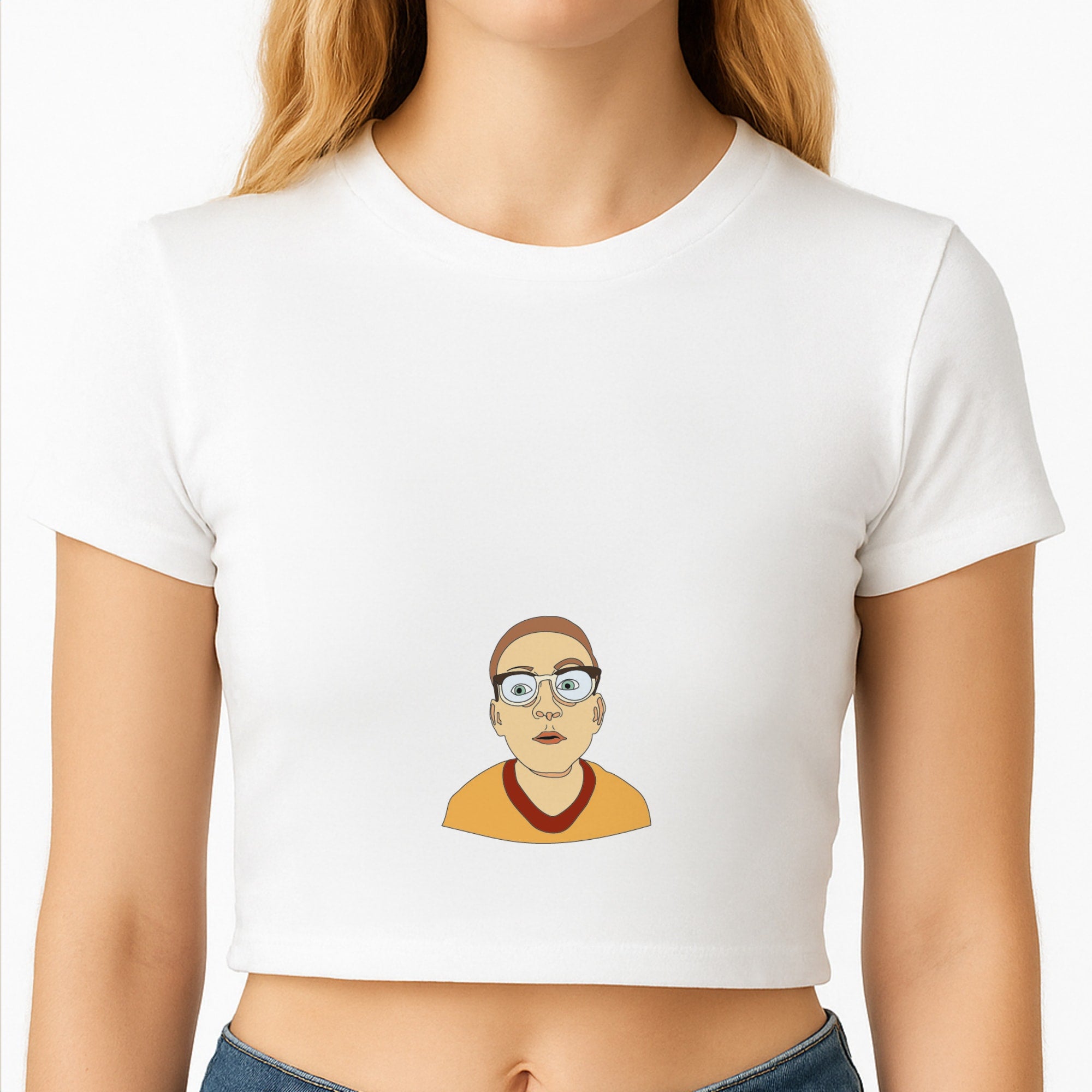 Know-It-All - Polar Christmas Crop Top