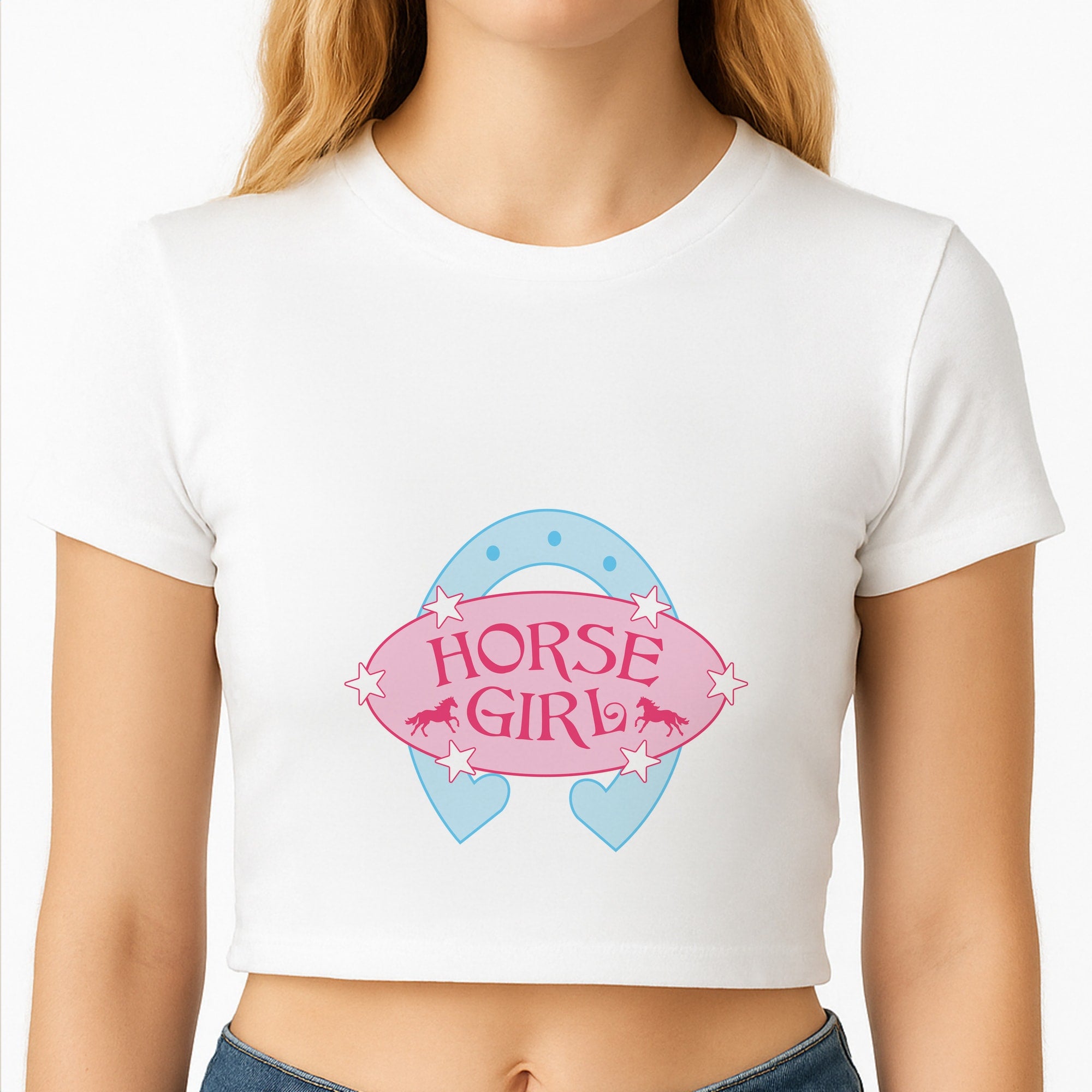 Horse Girl - Horses Crop Top