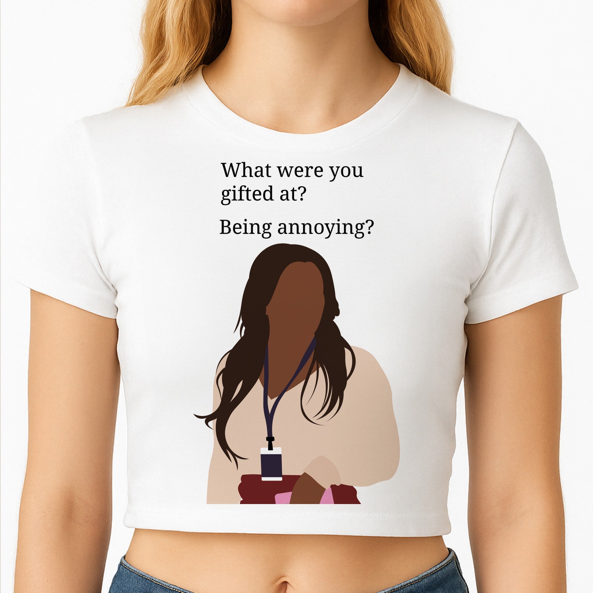Gifted At Being Annoying Crop Top