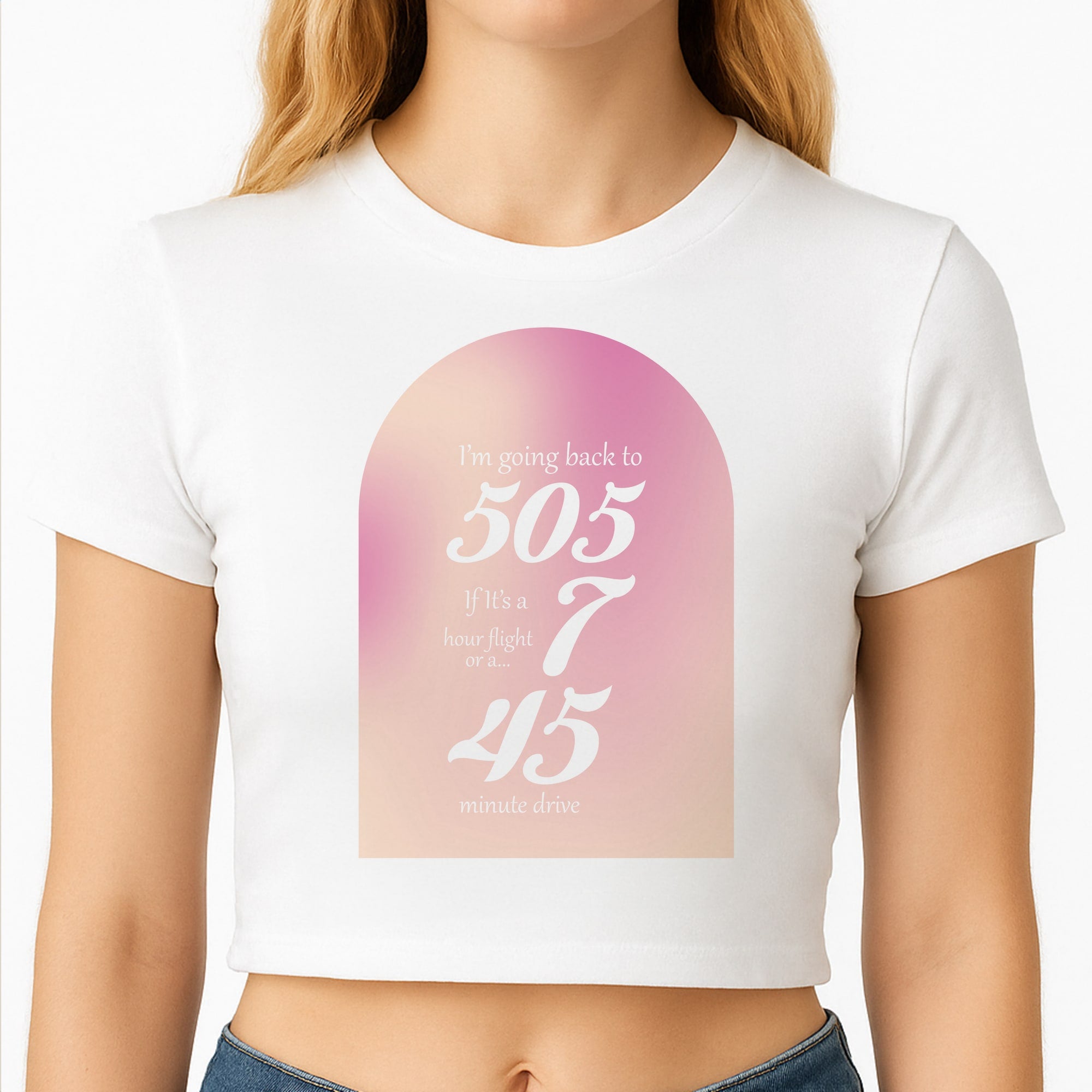 I'm Going Back To 505 - Arctic Monkeys Crop Top