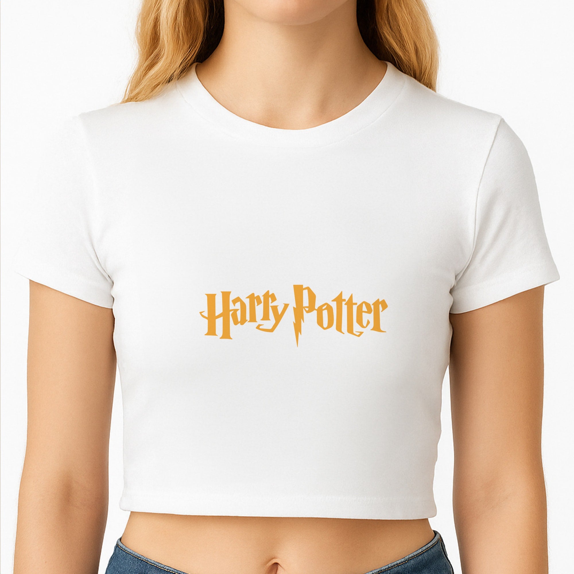 Game Typography Crop Top