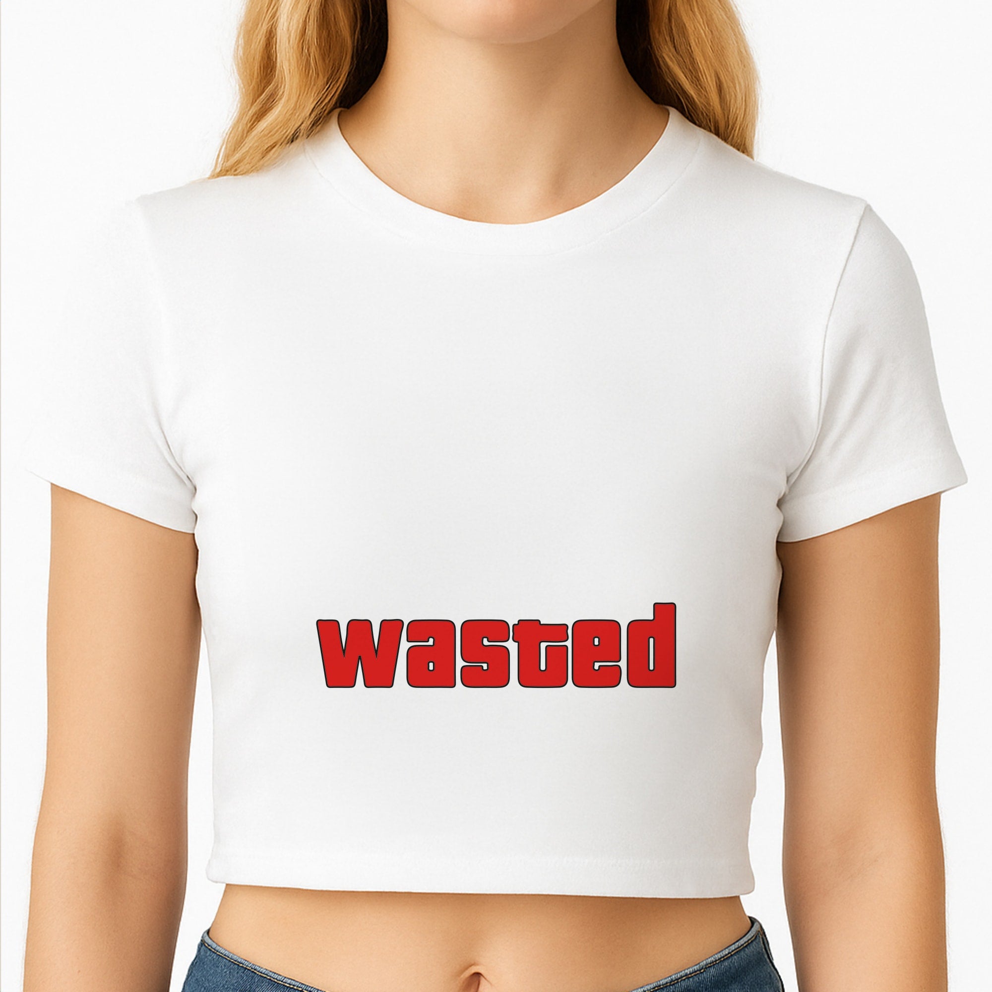Wasted - Video Game Crop Top