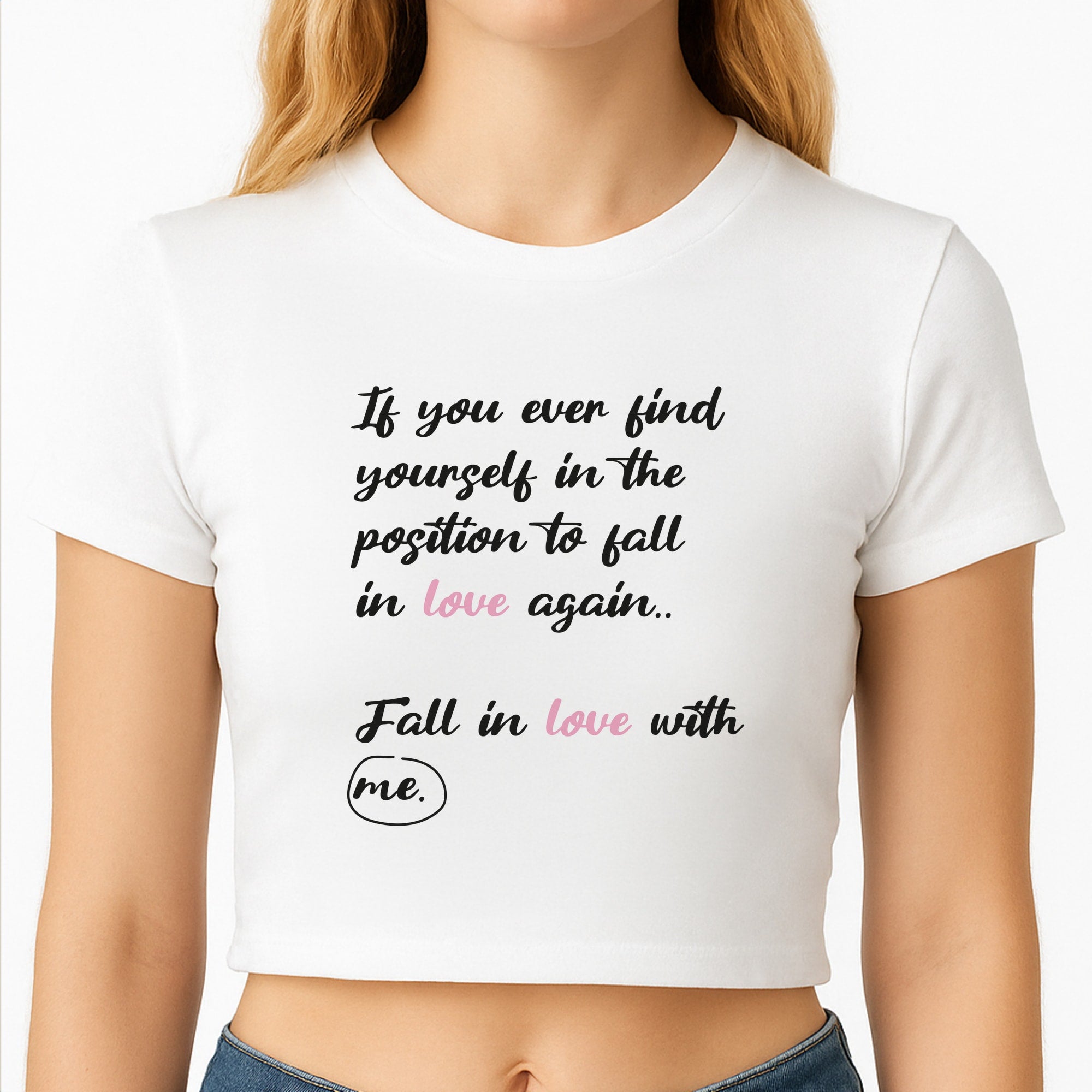 Fall In Love With Me Crop Top
