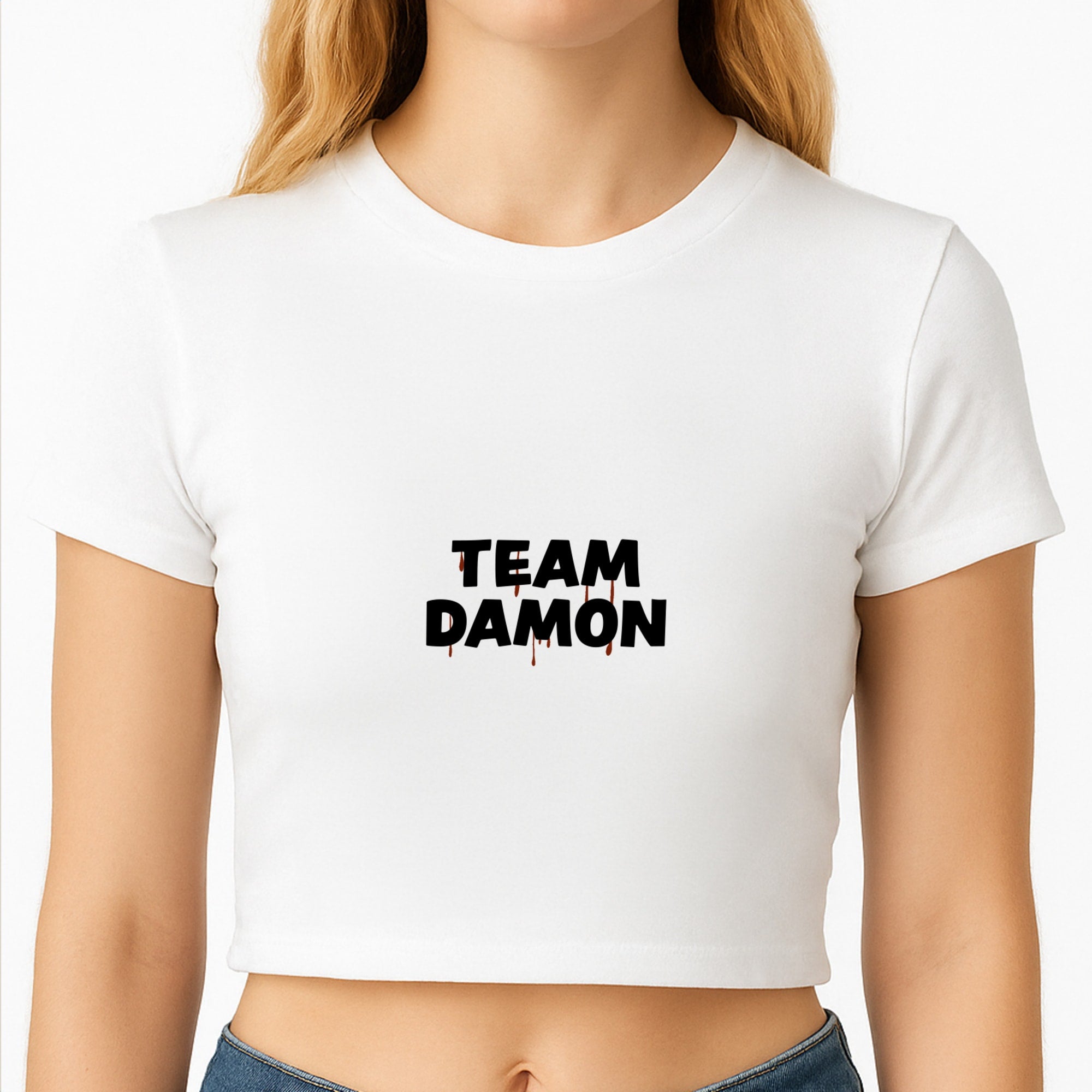 Team Damon - VD Crop Top