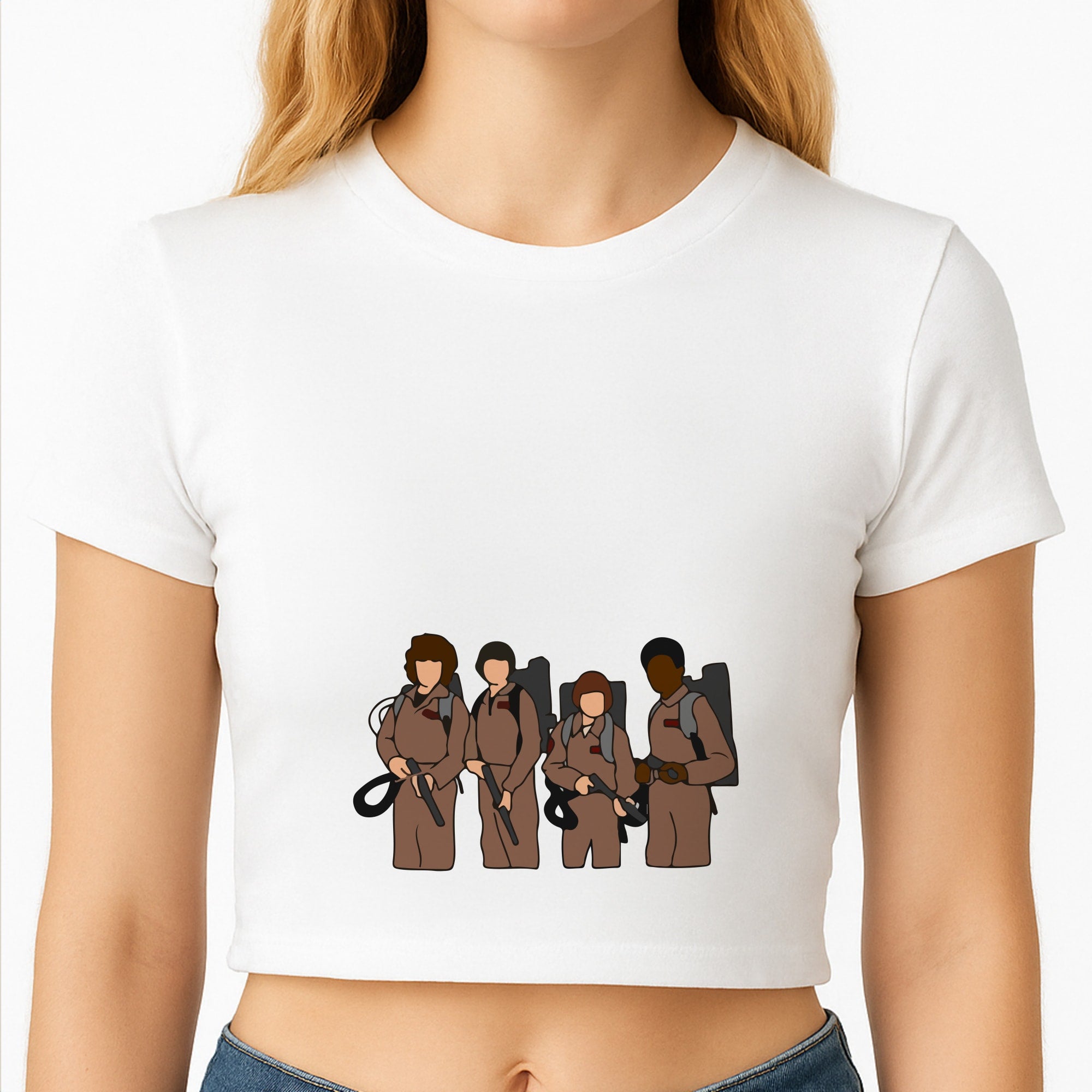Ghost Busters Costumes Crop Top