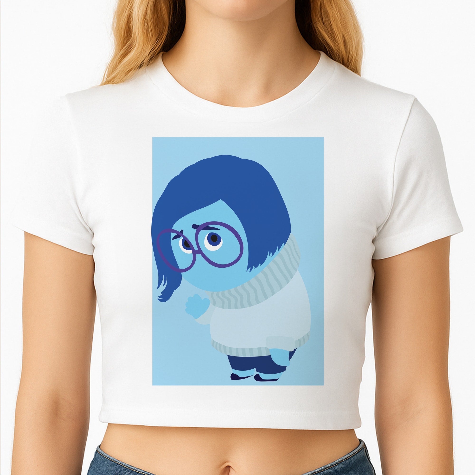 Sadness - Inside Out Crop Top
