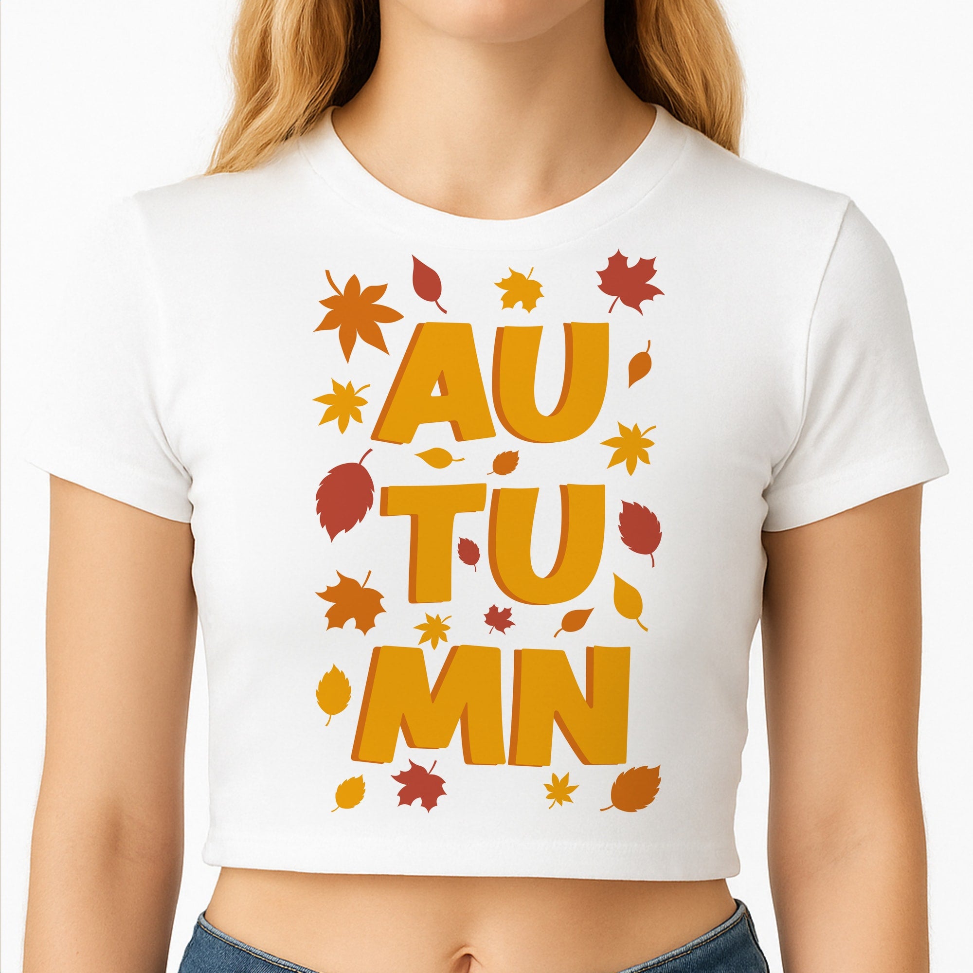 Leaves - Autumn Crop Top