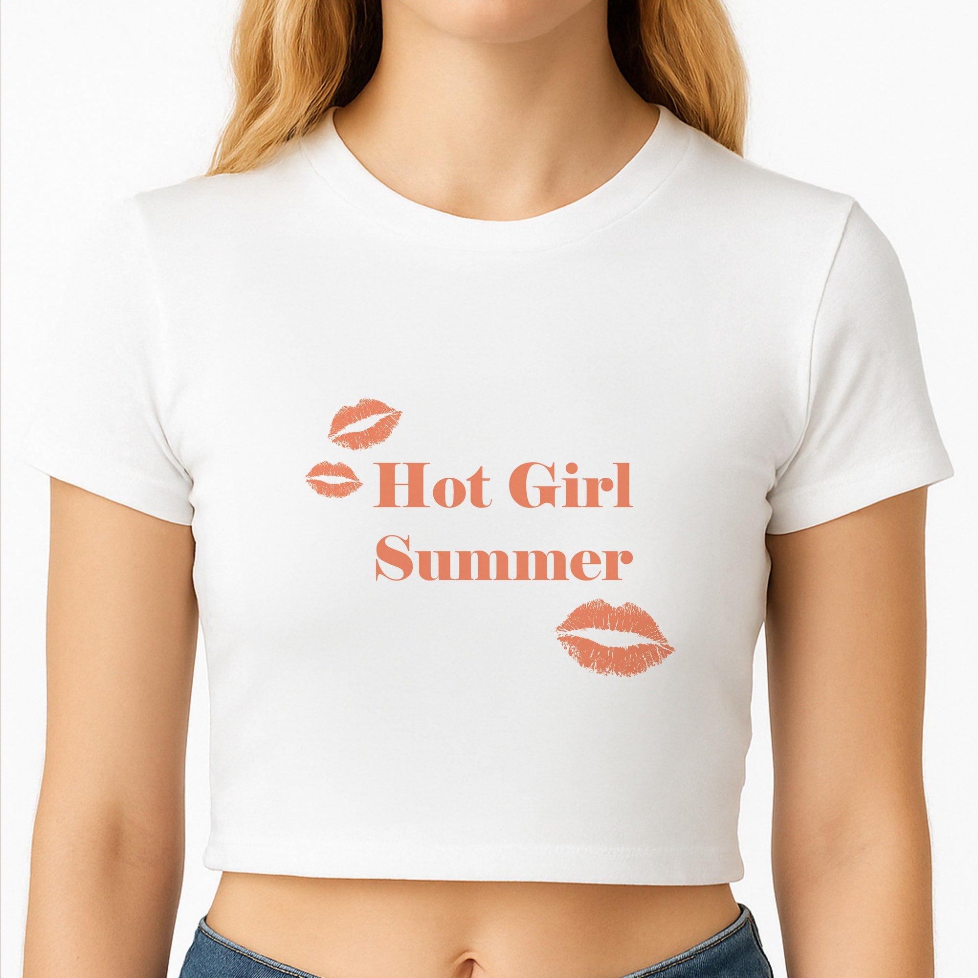 Hot Girl Summer Kisses Crop Top