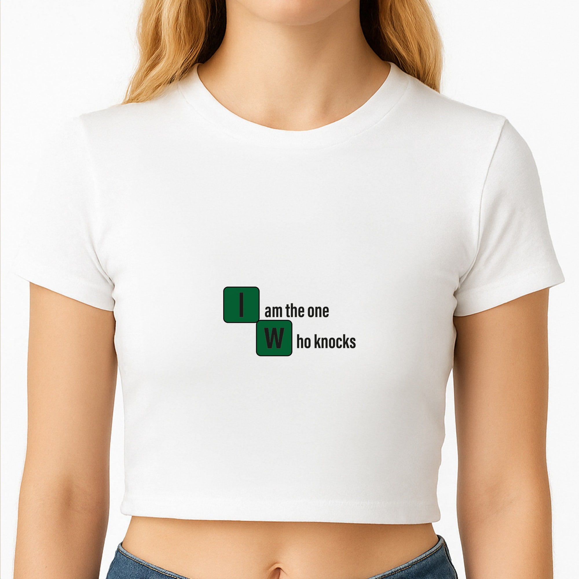 I Am The One Who Knocks Crop Top