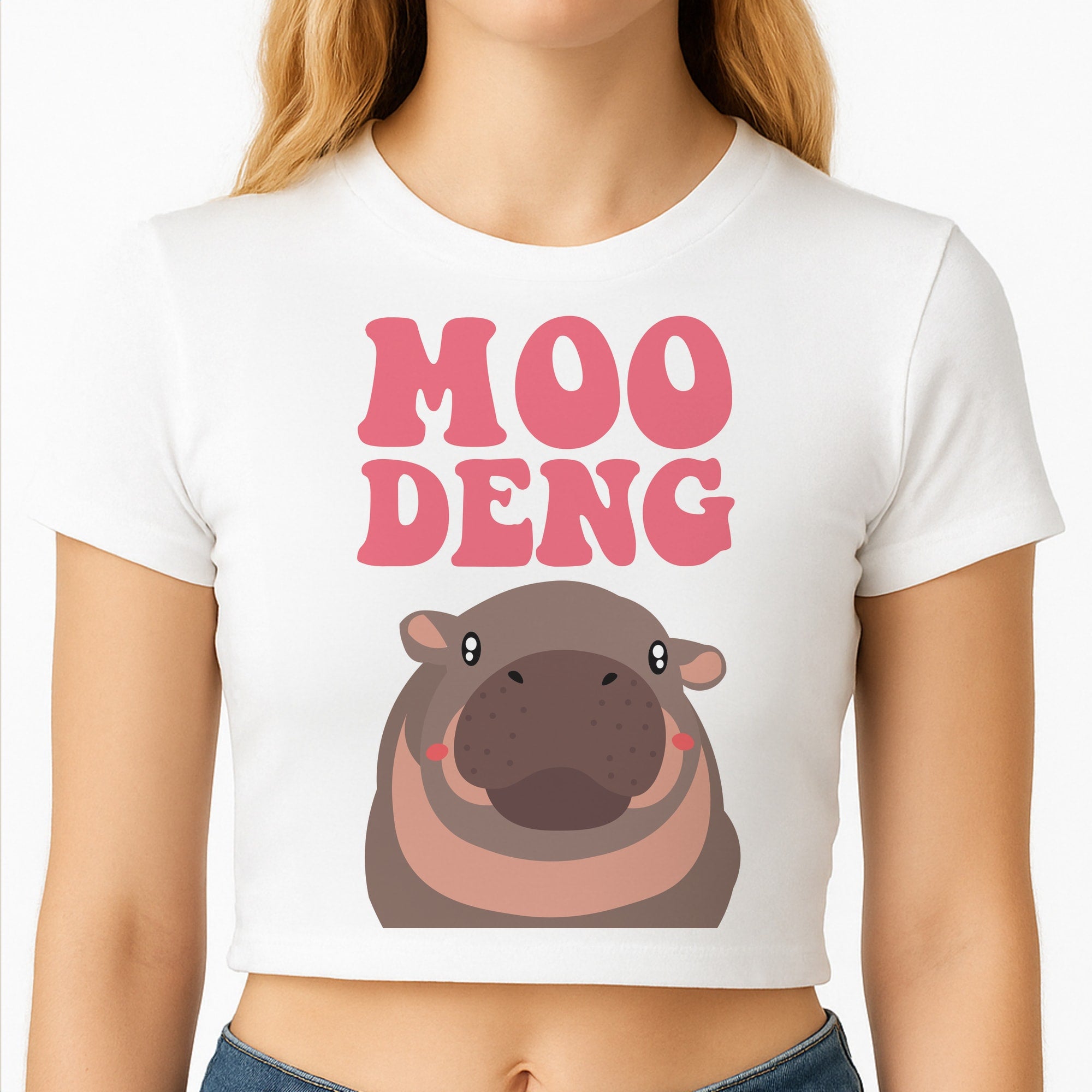 Moo Pink Crop Top