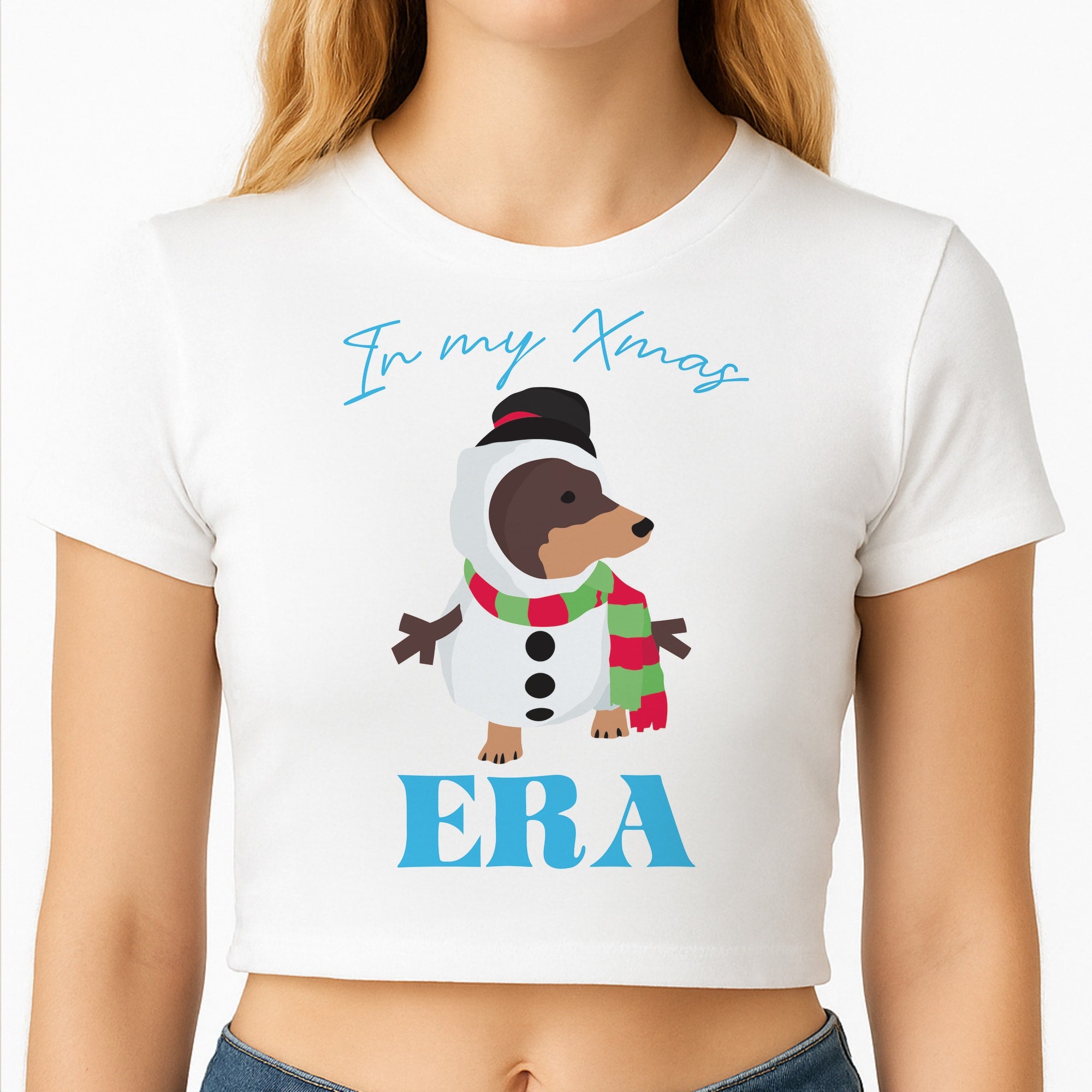 It's My Xmas Era Dog Crop Top