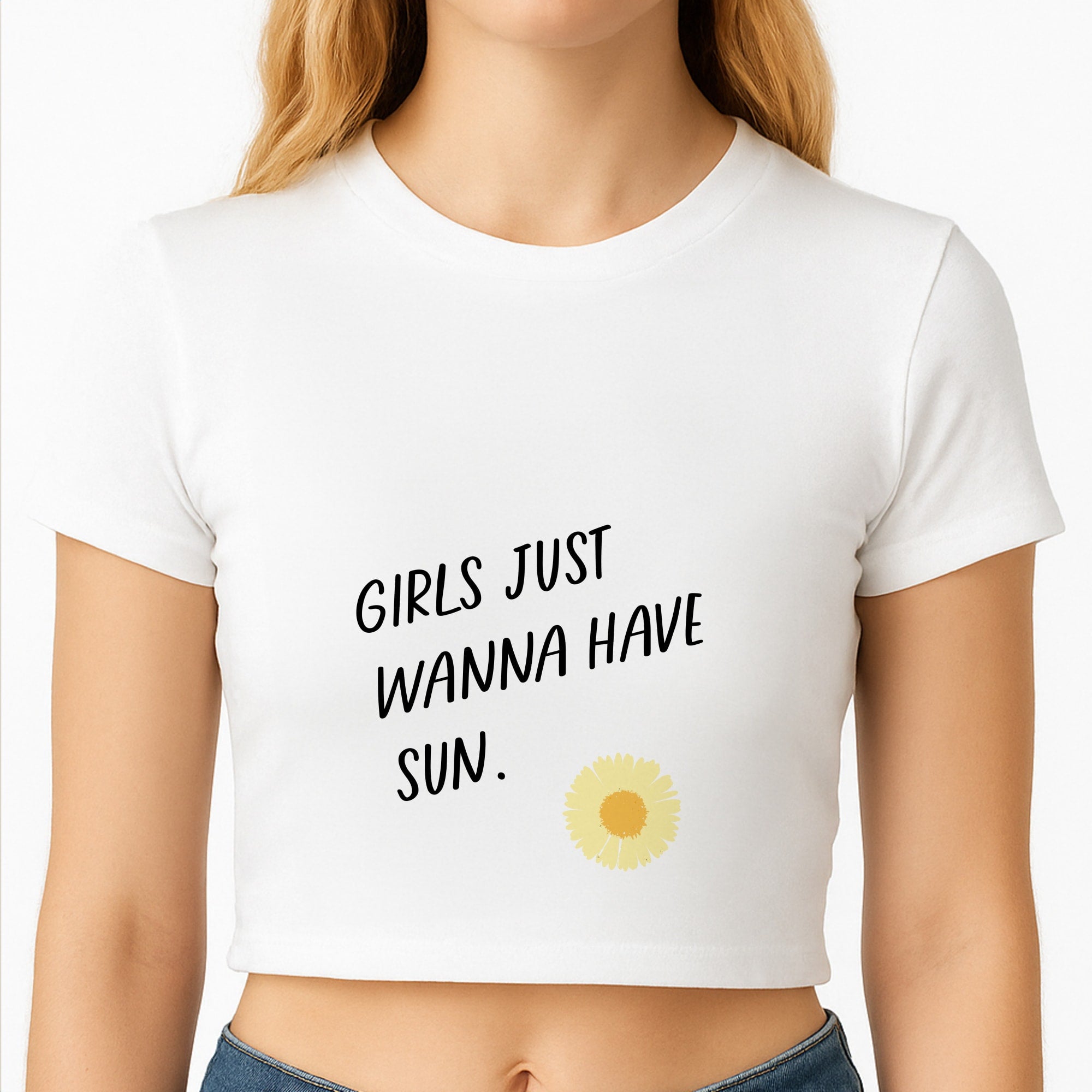 Girls Just Wanna Have Sun - Summer Crop Top