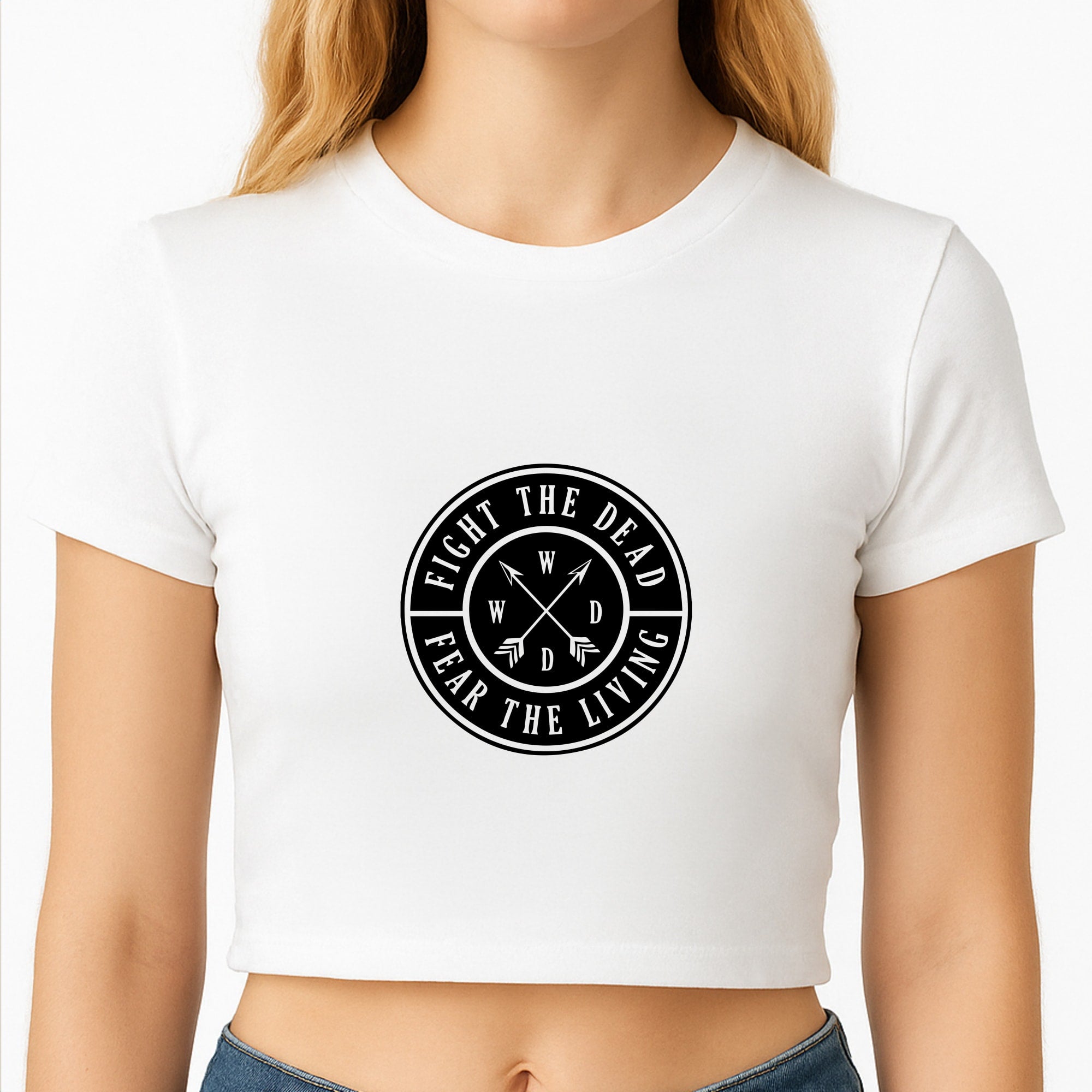 Fight The Dead, Fear The Living - TWD Crop Top