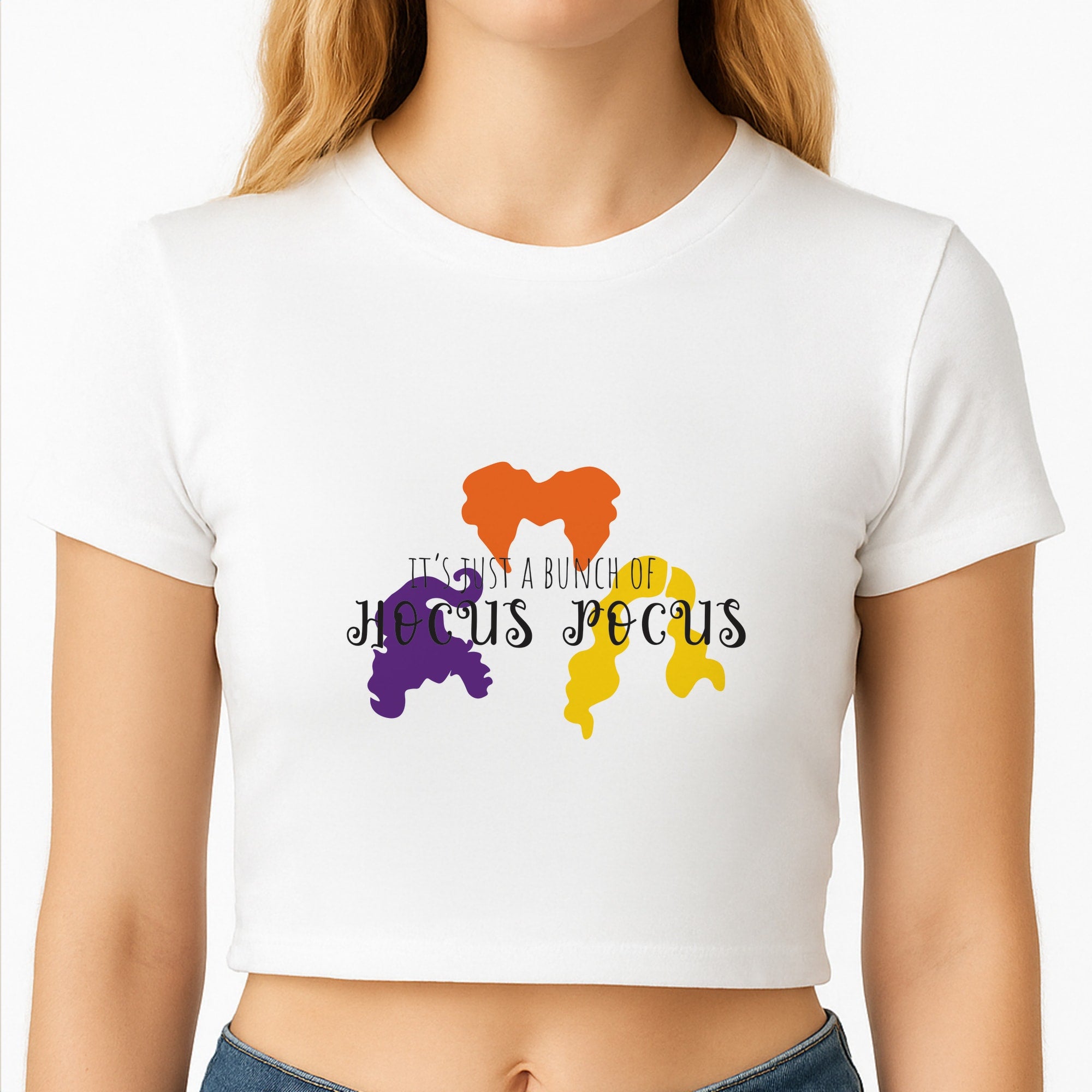 Hocus Halloween Time - Hocus Halloween Crop Top