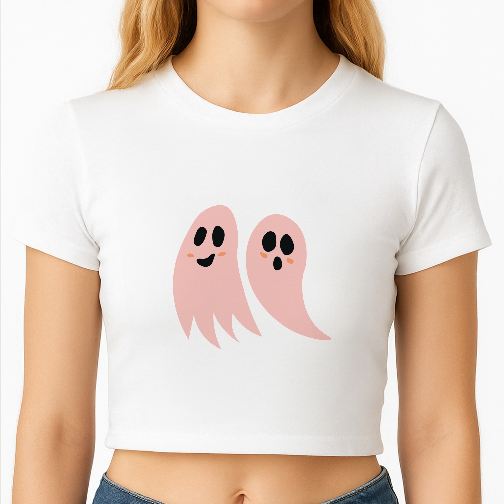 Halloween Pattern 18 Crop Top