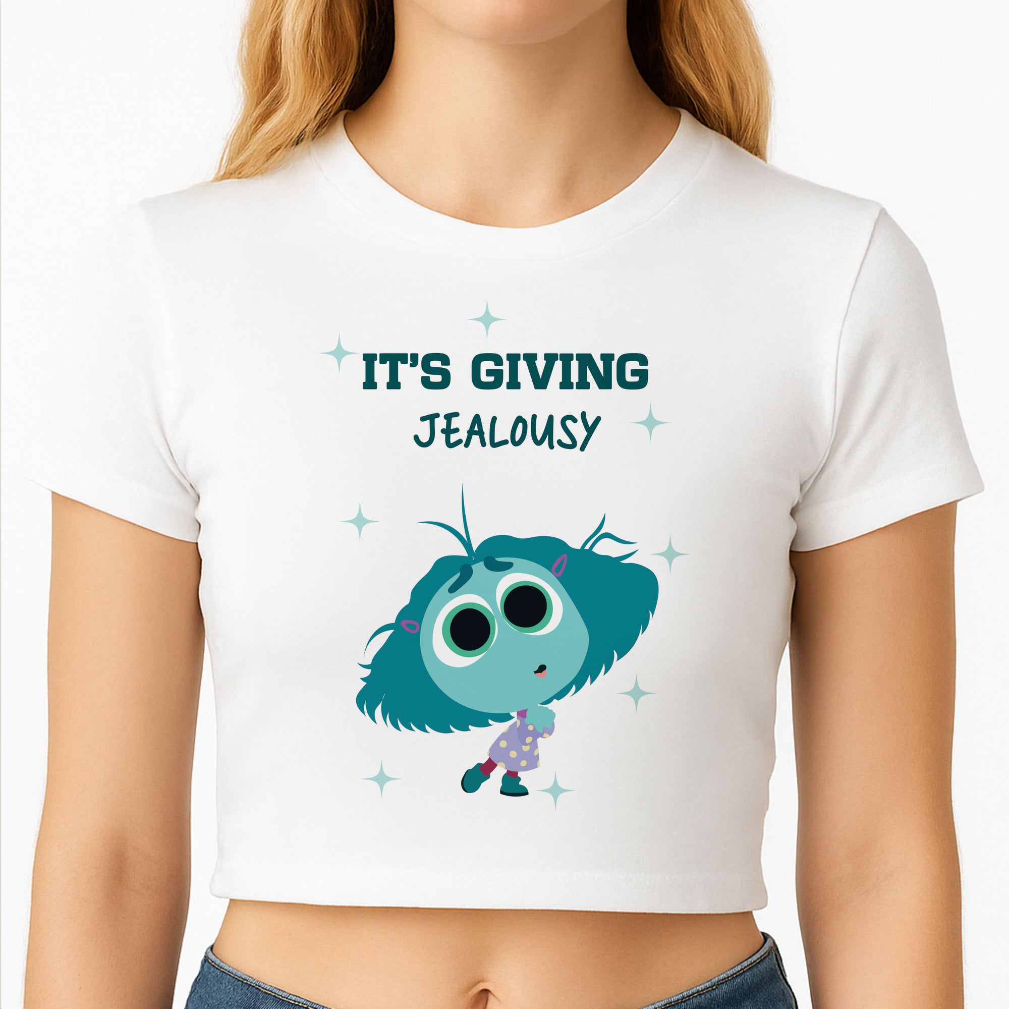 It's Giving Jelousy - Inside Out Crop Top