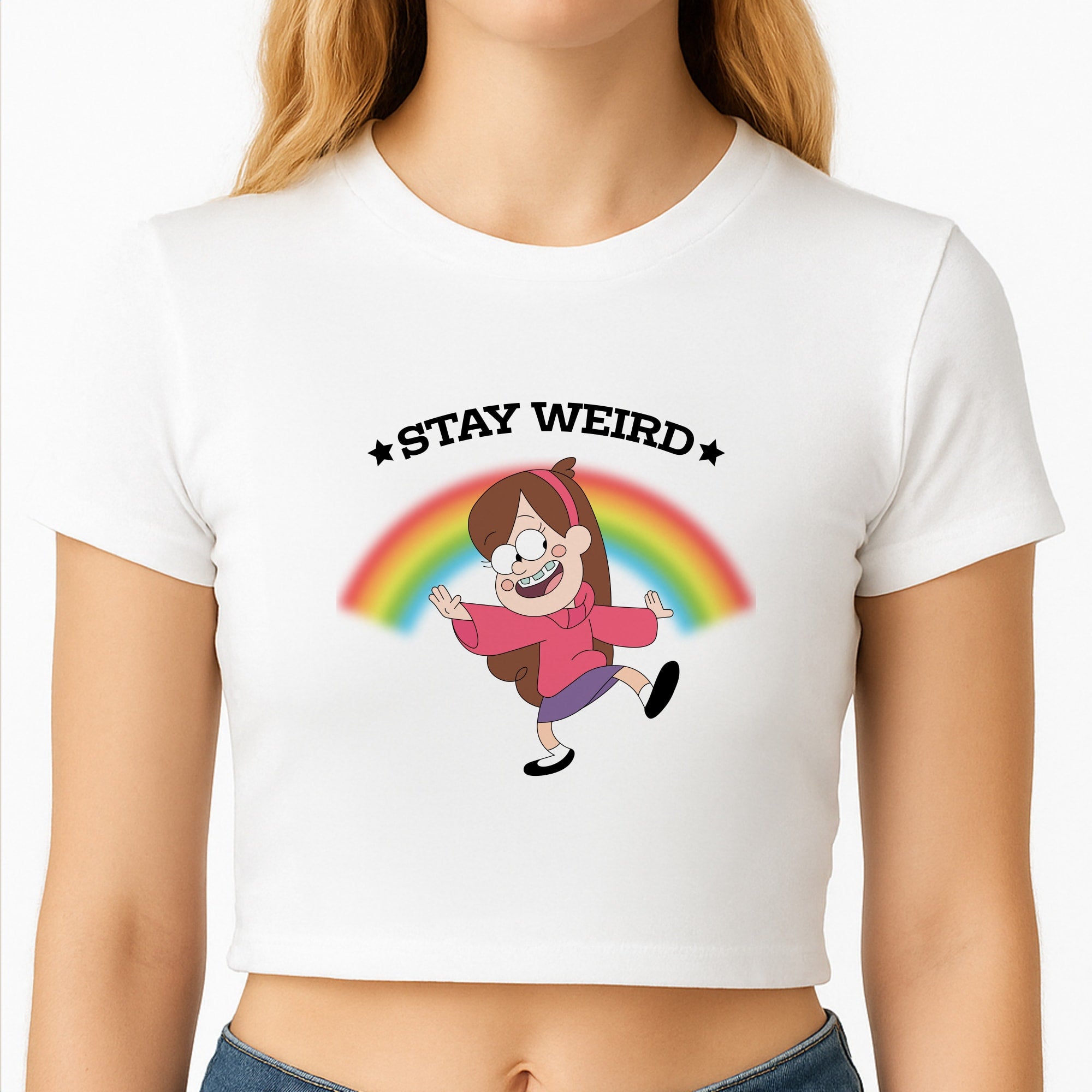 Stay Weird Crop Top