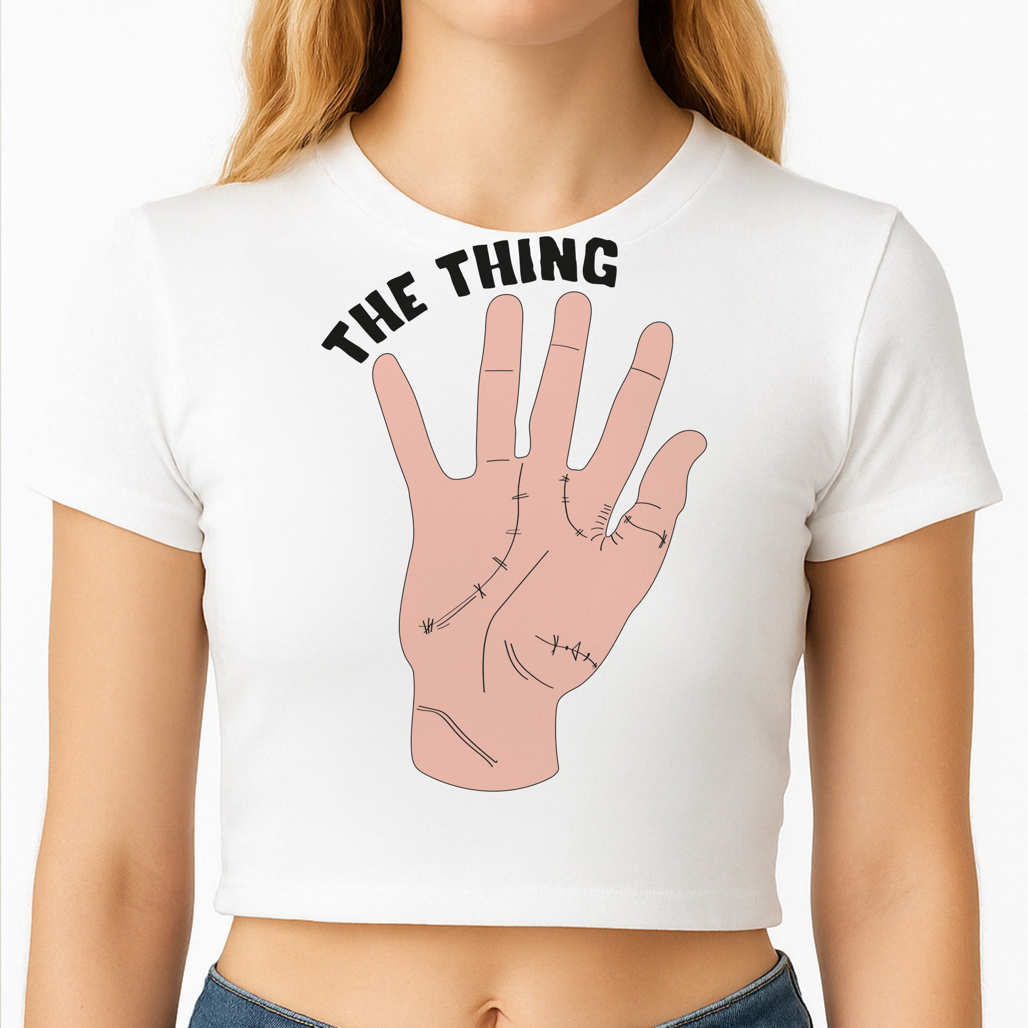 The Thing Wednesday Crop Top